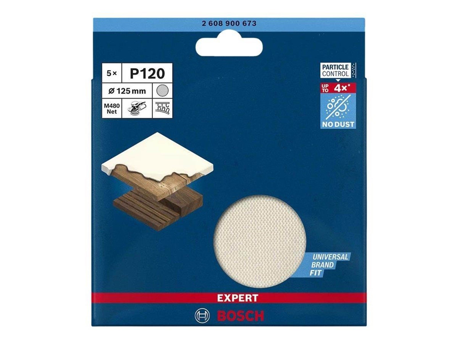 Bosch SLIBEBLAD EXC 125MM NET K120 5 STK