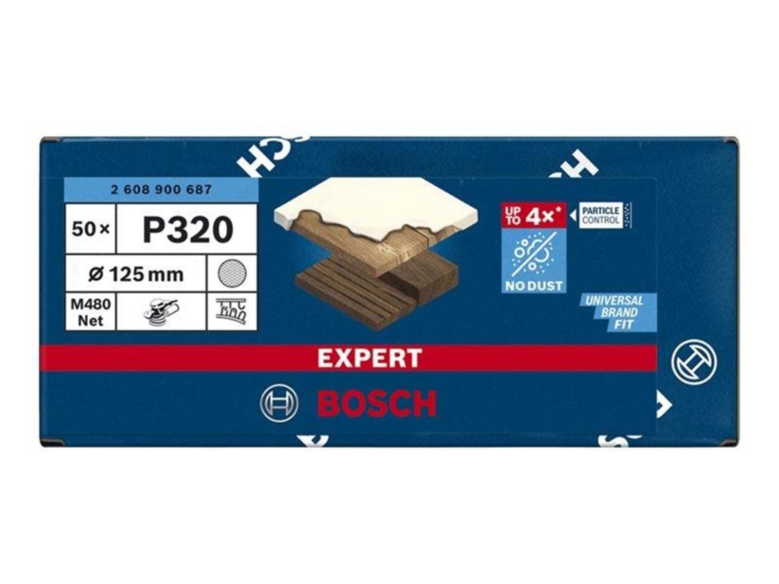 Bosch SLIBEBLAD EXC 125MM NET K320 50 STK