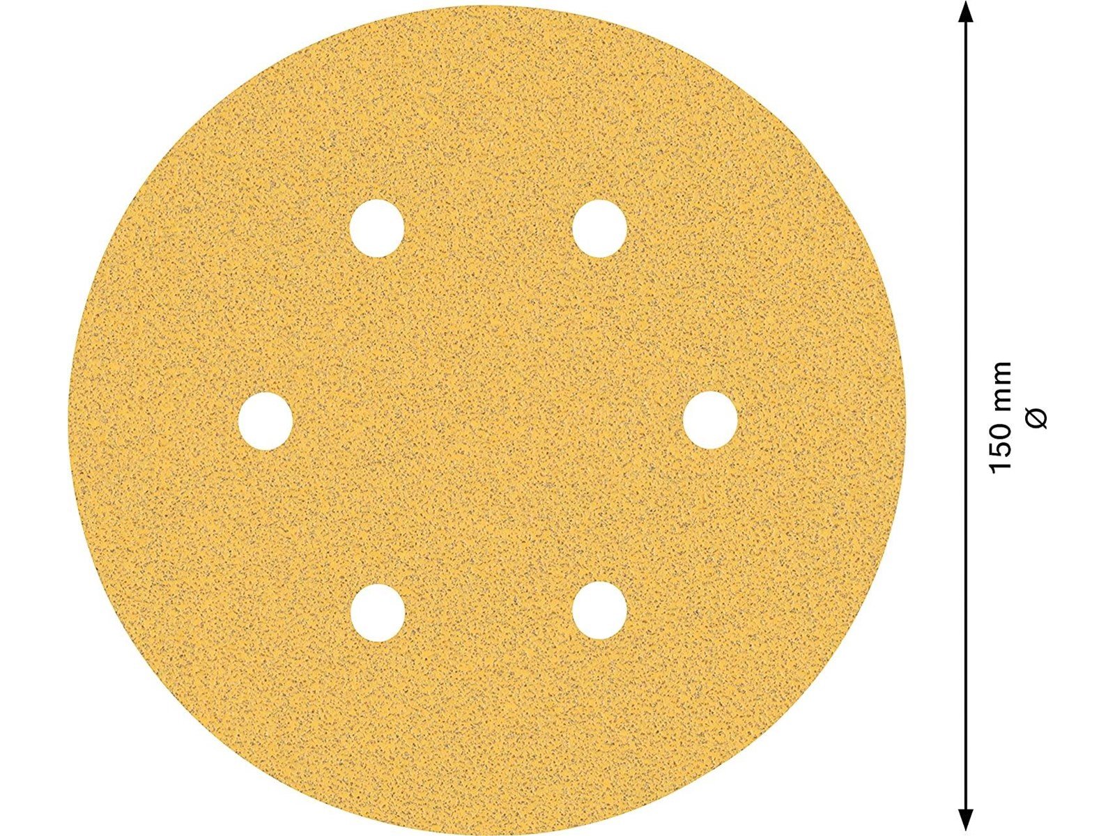 Bosch SLIBEBLAD EXC 150MM K80 6H 50 STK