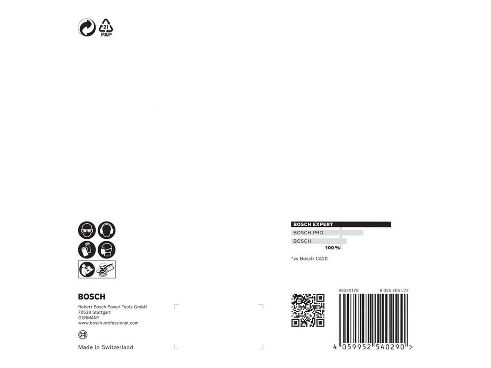 Bosch SLIBEBLAD EXC 150MM NET K80 50 STK