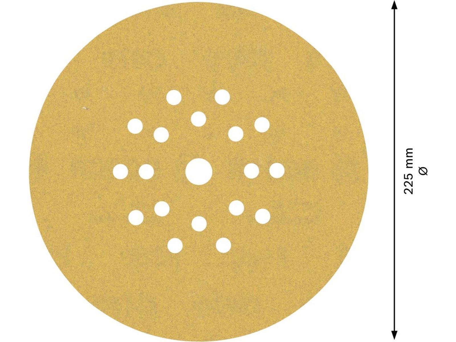 Bosch sanding blade exc 225mm k180 19h 25 pcs