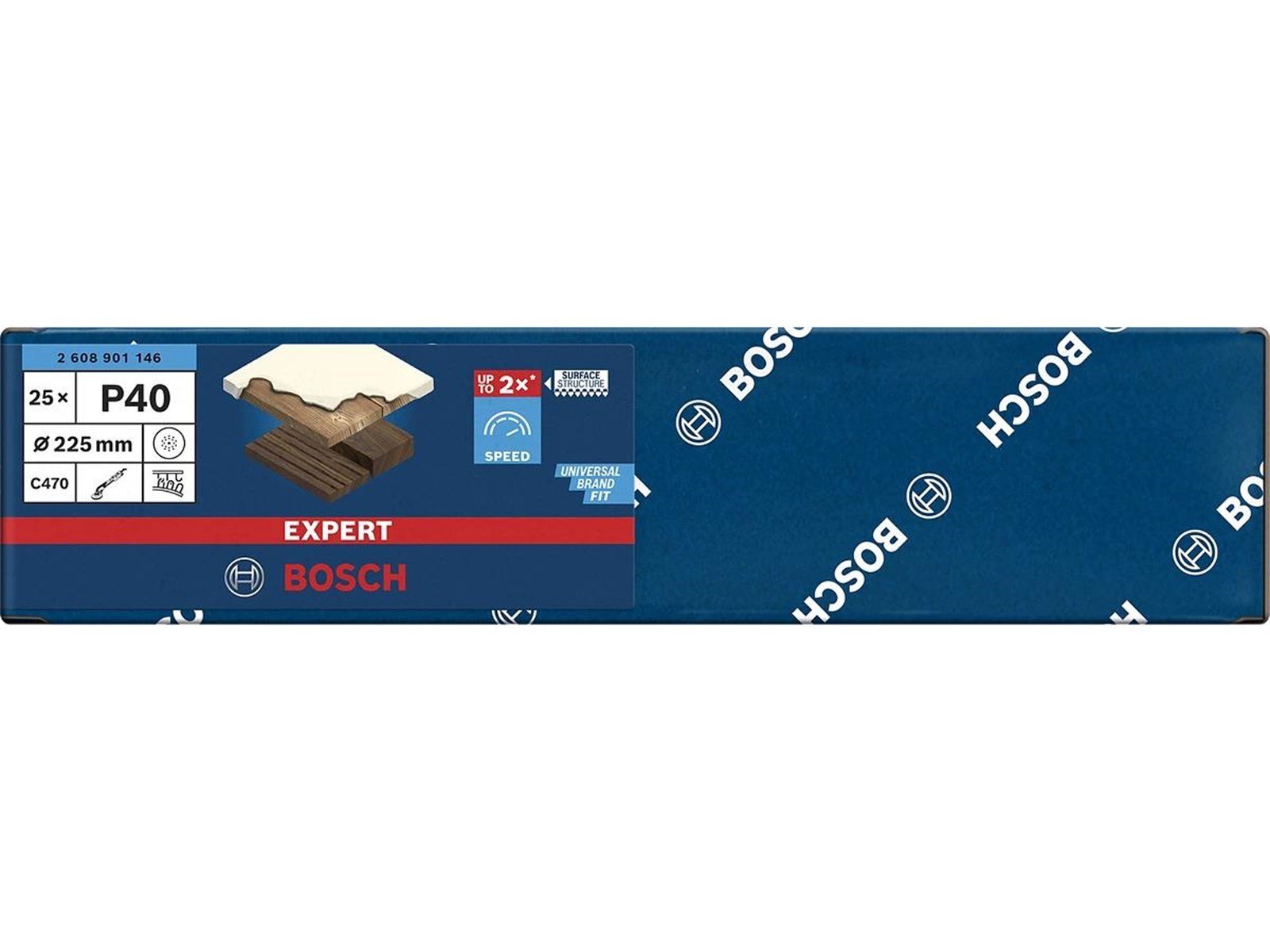 Bosch sanding blade exc 225mm k40 19h 25 pcs