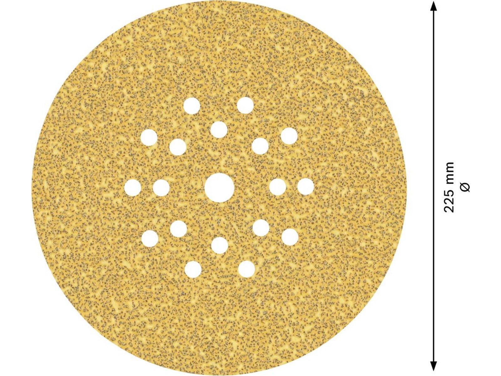 Bosch sanding blade exc 225mm k40 19h 25 pcs