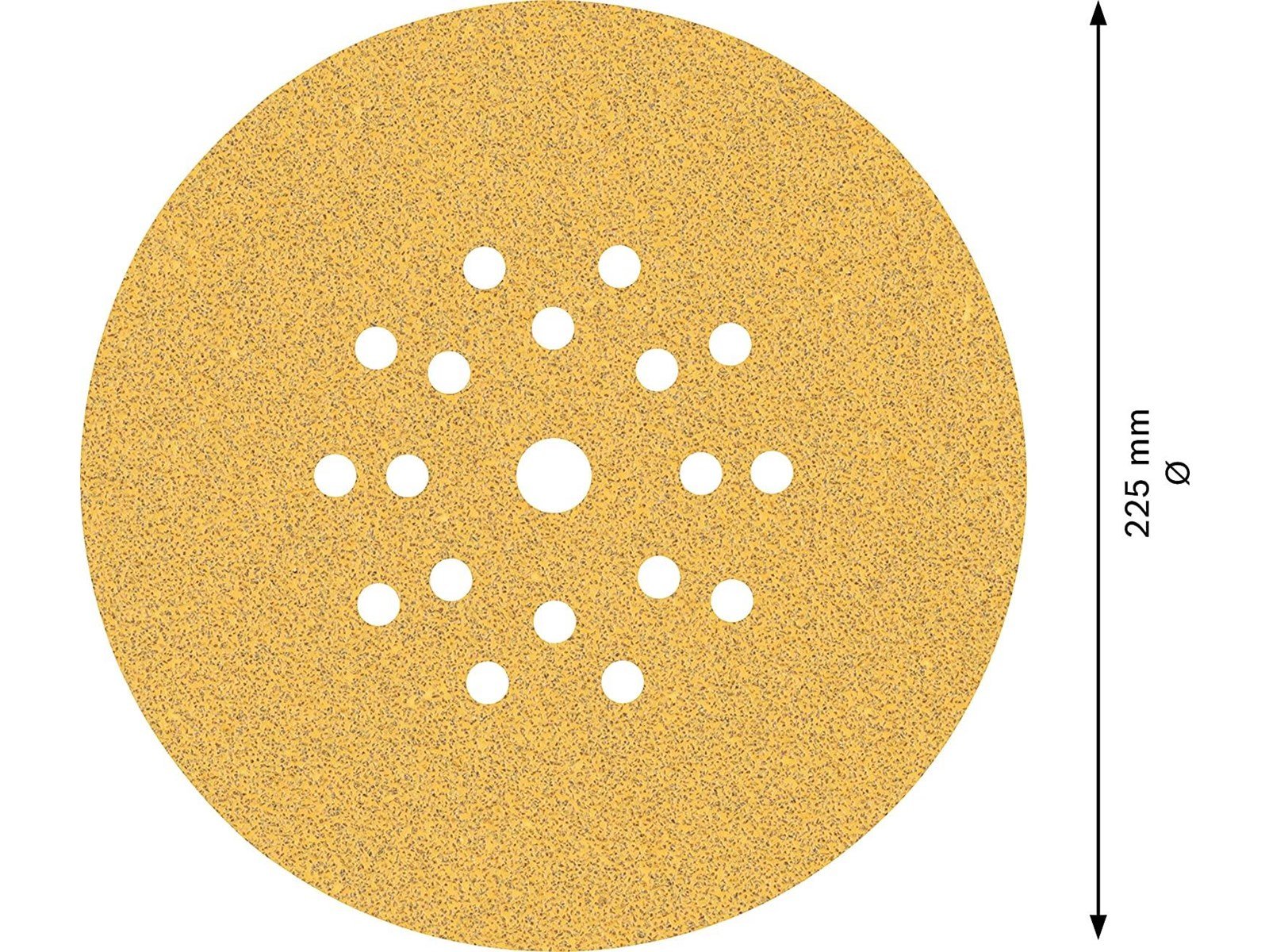 Bosch sanding blade exc 225mm k60 19h 25 pcs