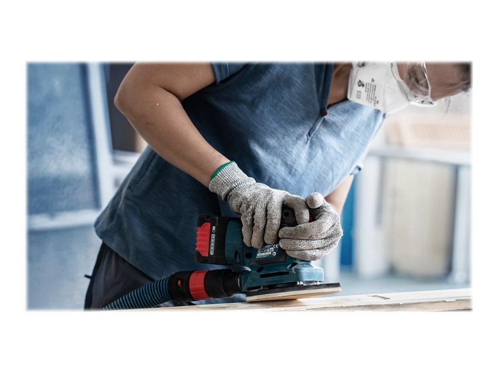 Bosch EXPERT C470 Orbital Sandpaper Perforated (L X W) 115 Mm X 107mm 10-Pack