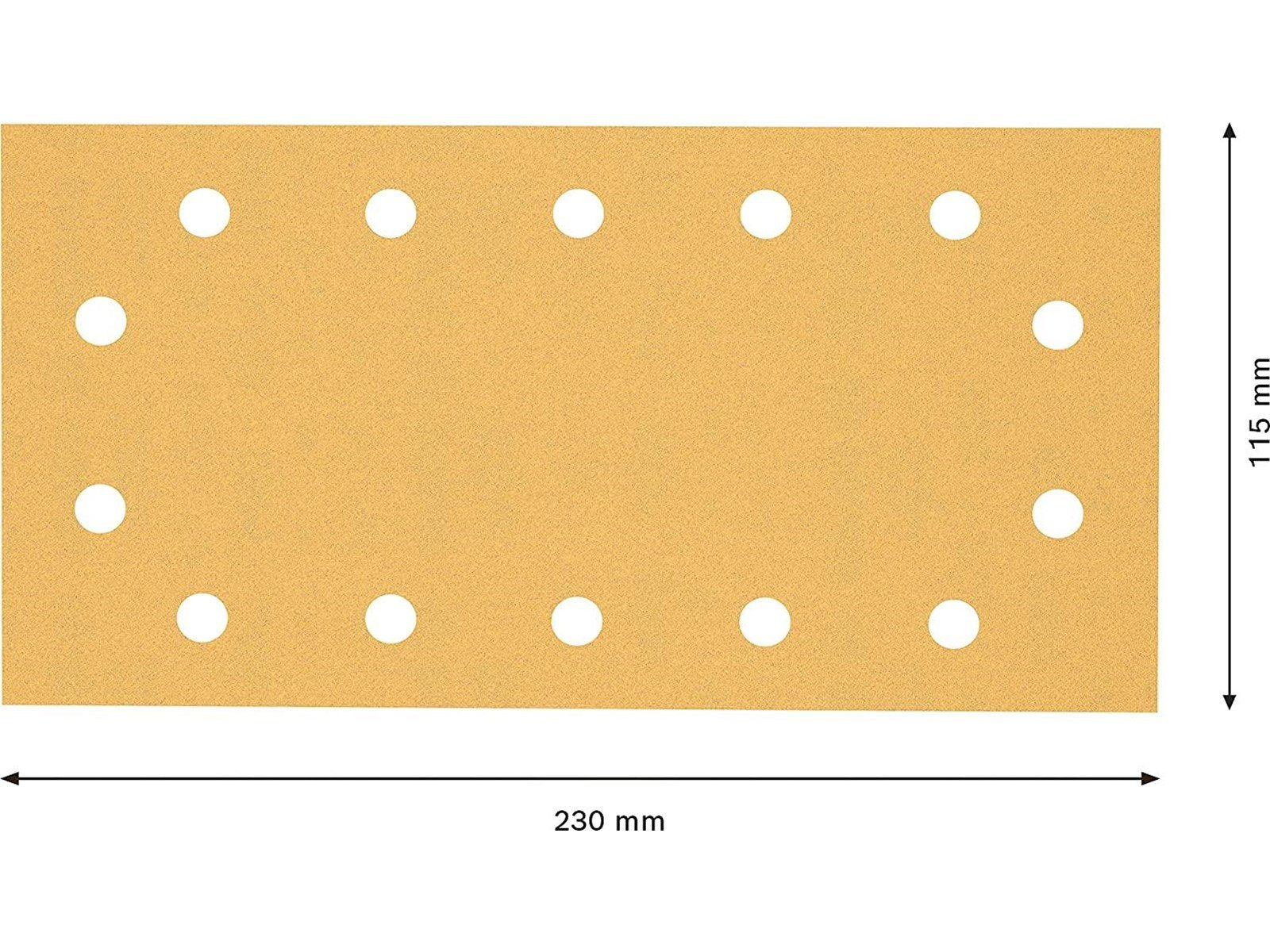 Bosch SLIBEBLAD PLAN 115X230MM K120 14H 10 STK