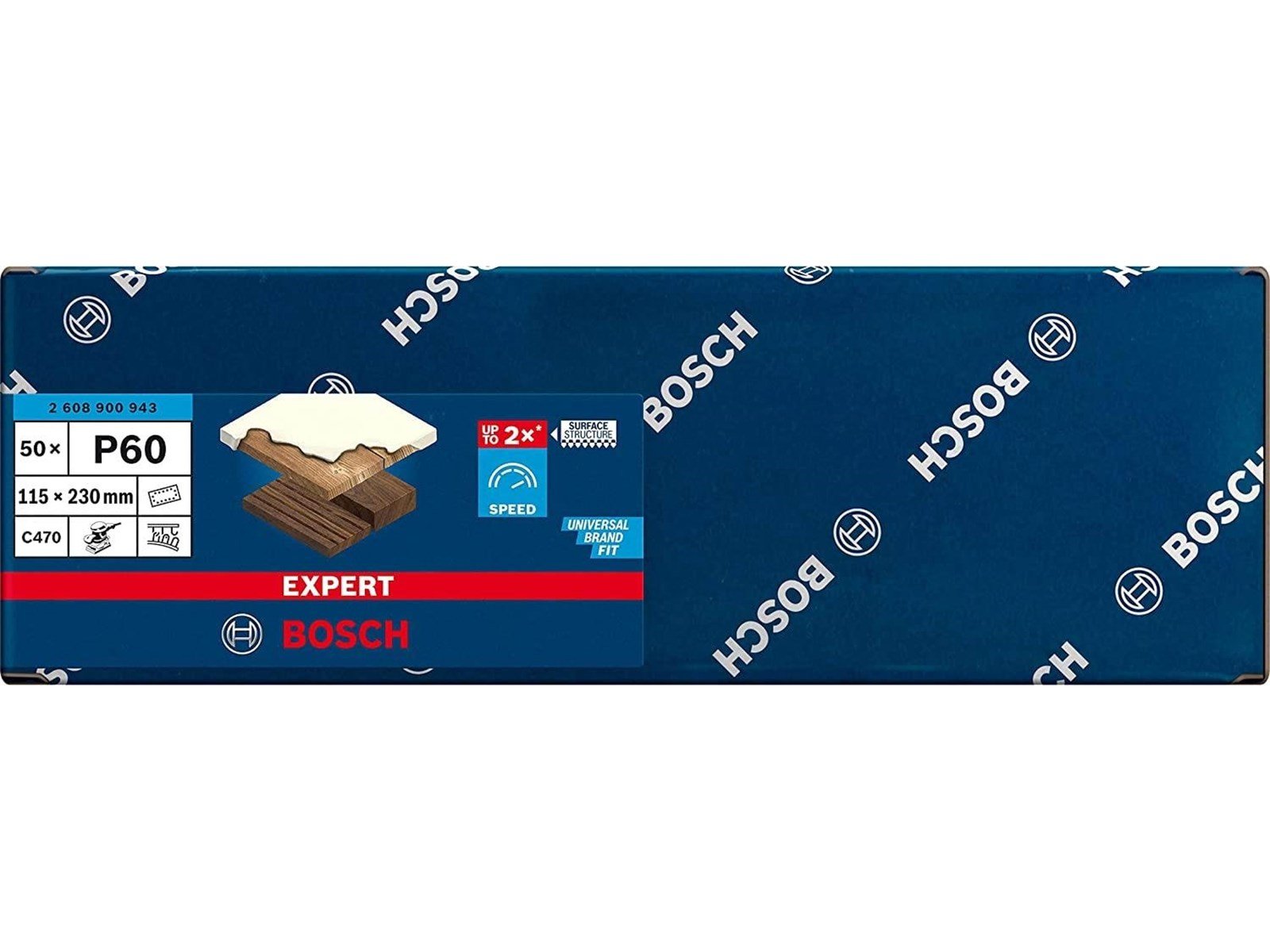 Bosch SLIBEBLAD PLAN 115X230MM K60 14H 50 STK