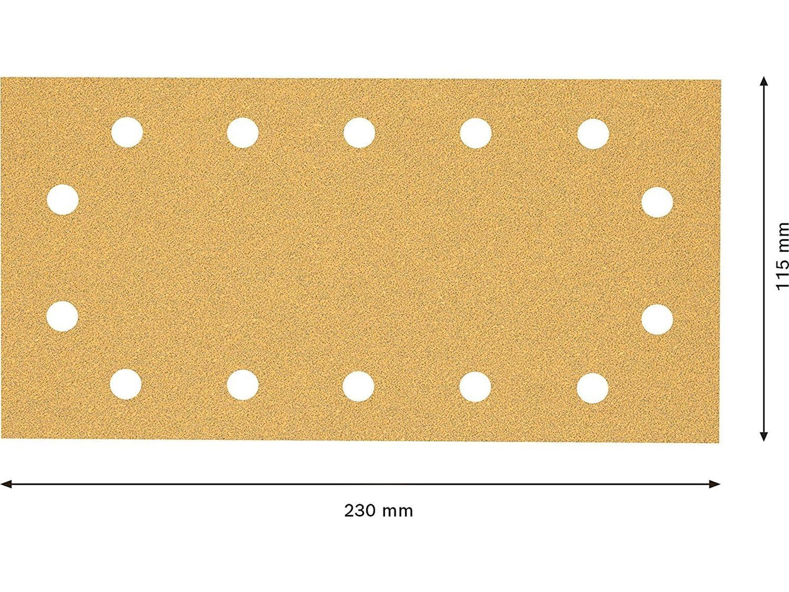 Bosch SLIBEBLAD PLAN 115X230MM K60 14H 50 STK