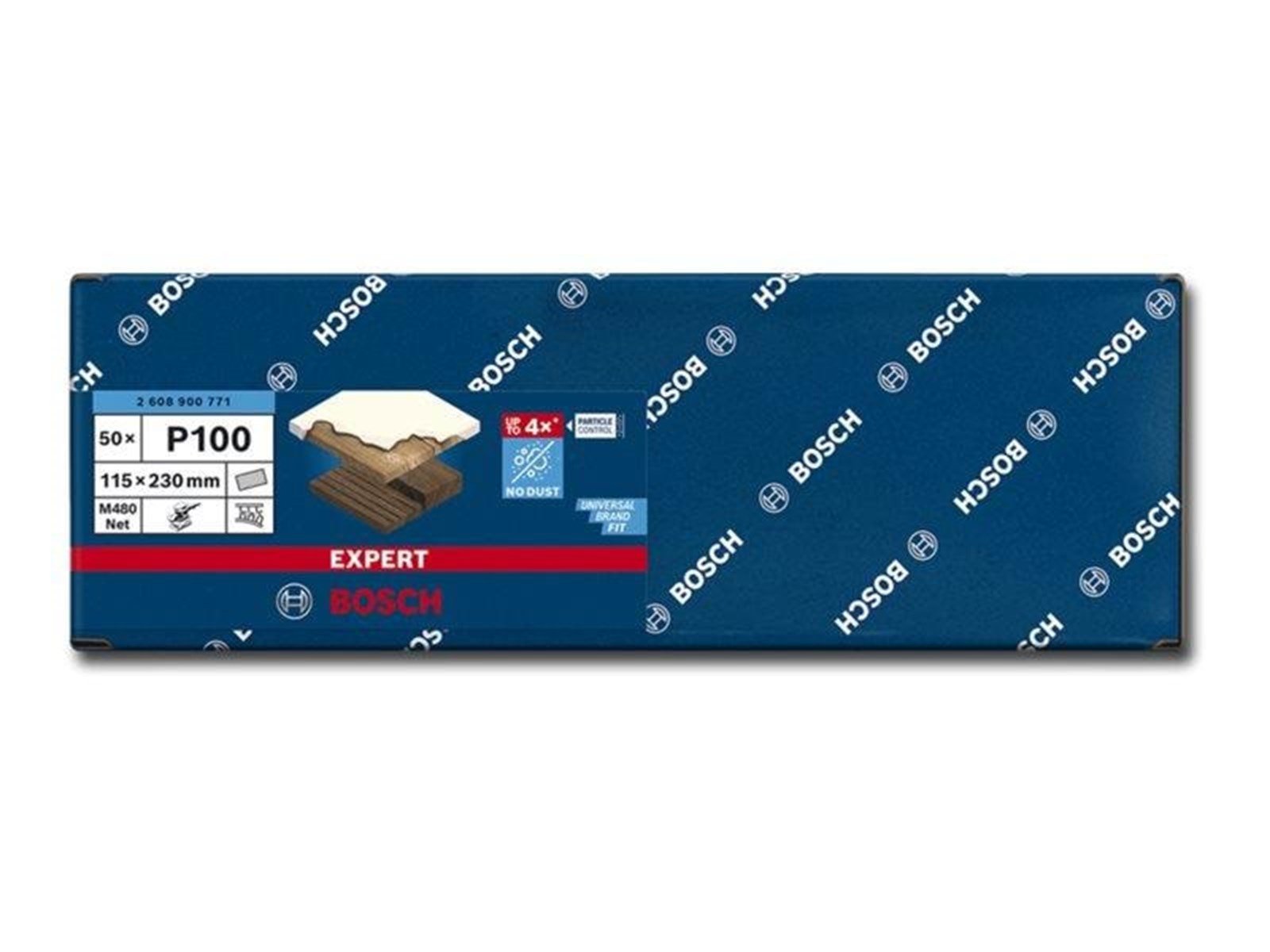 Bosch SLIBEBLAD PLAN 115X230MM NET K100 50 STK