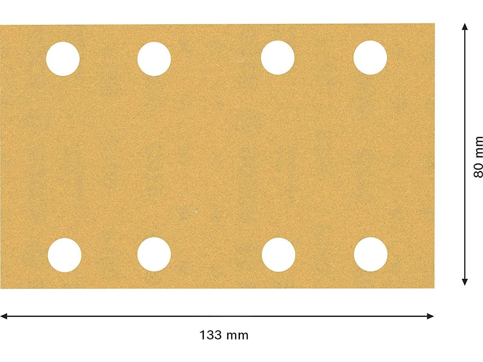 Bosch SLIBEBLAD PLAN 80X133MM K180 10 STK