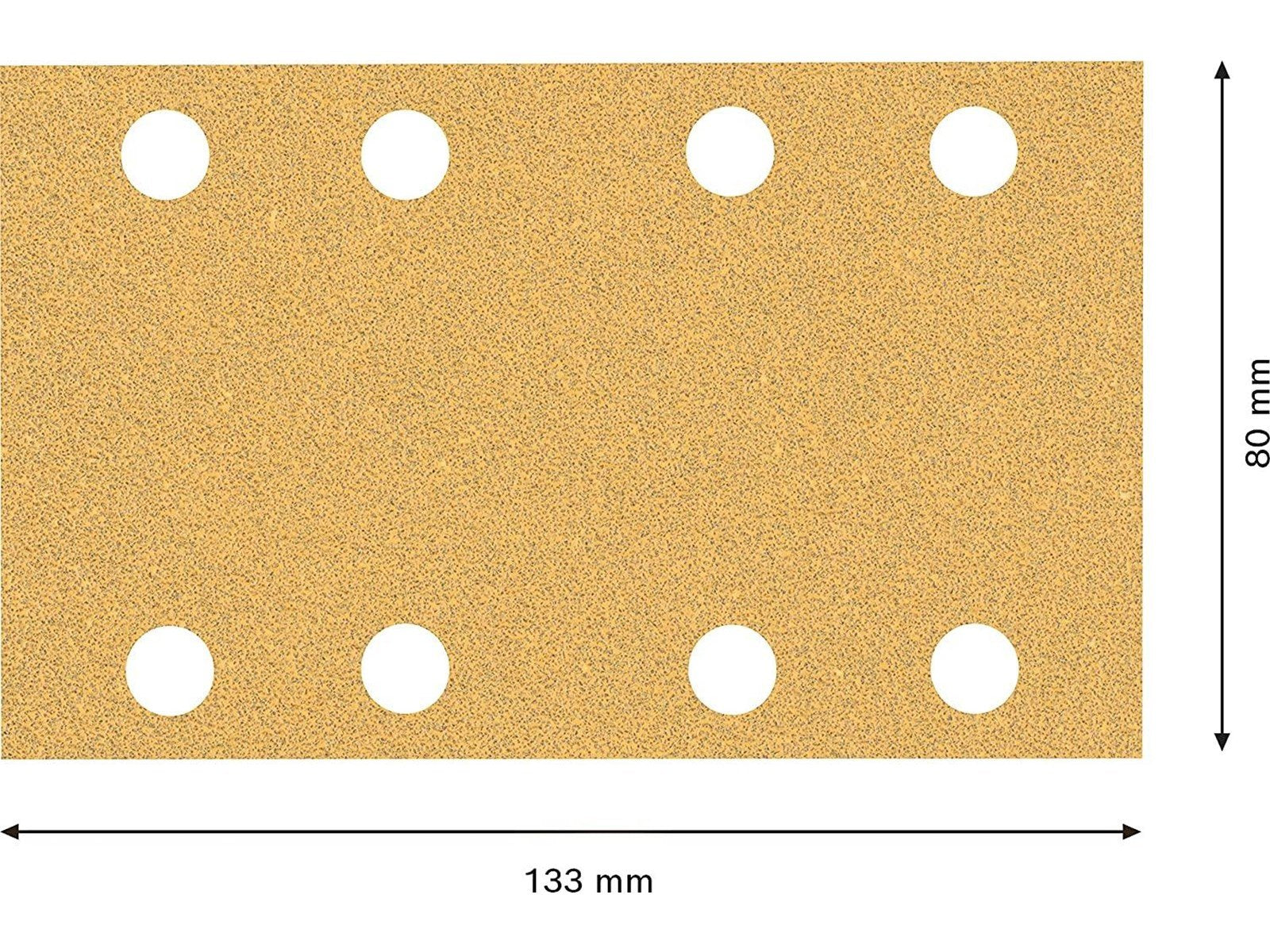 Bosch SLIBEBLAD PLAN 80X133MM K60 10 STK