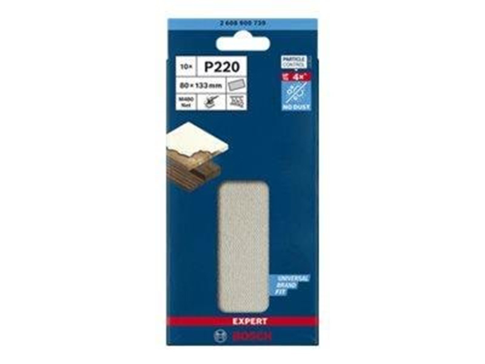 Bosch SLIBEBLAD PLAN 80X133MM NET K220 10 STK