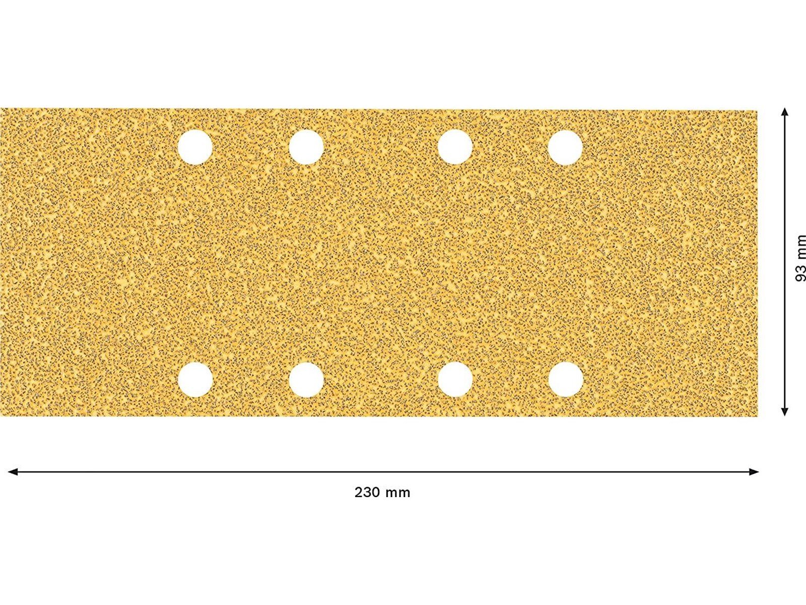 Bosch SLIBEBLAD PLAN 93X230MM K40 8H 10 STK