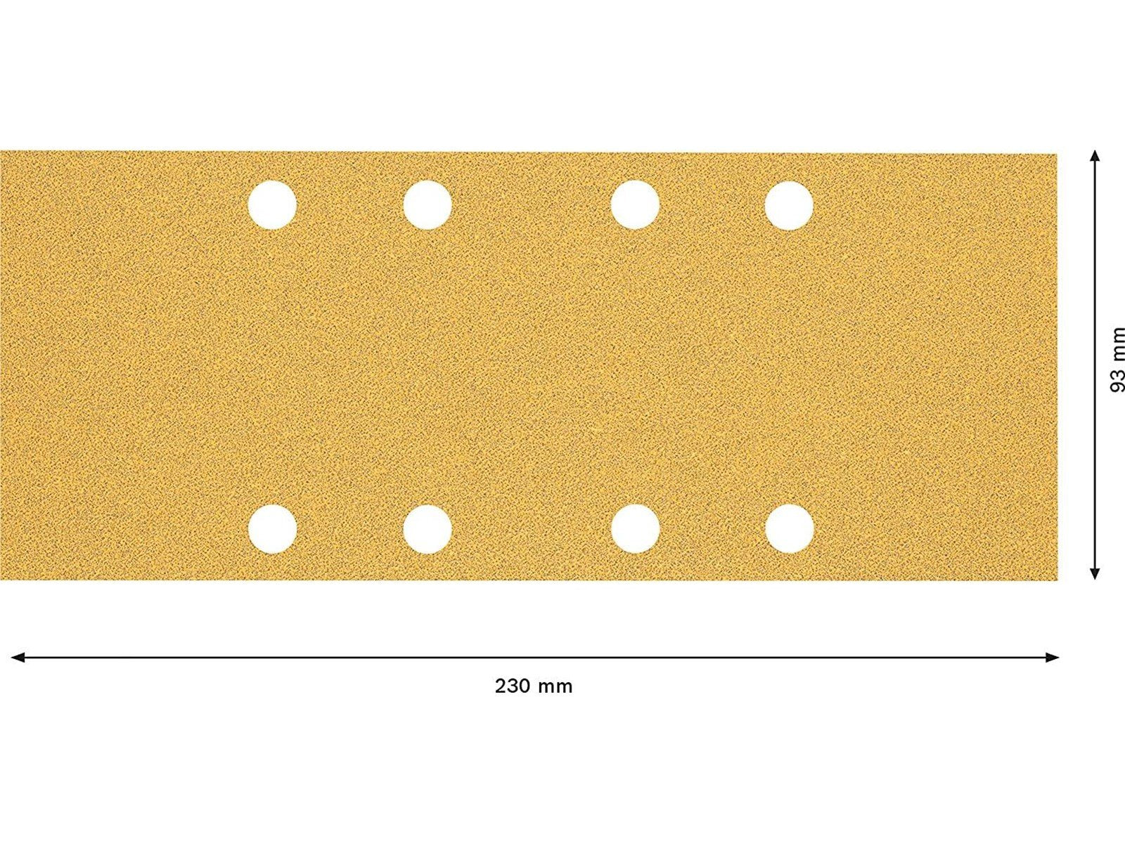 Bosch SLIBEBLAD PLAN 93X230MM K60 8H 10 STK