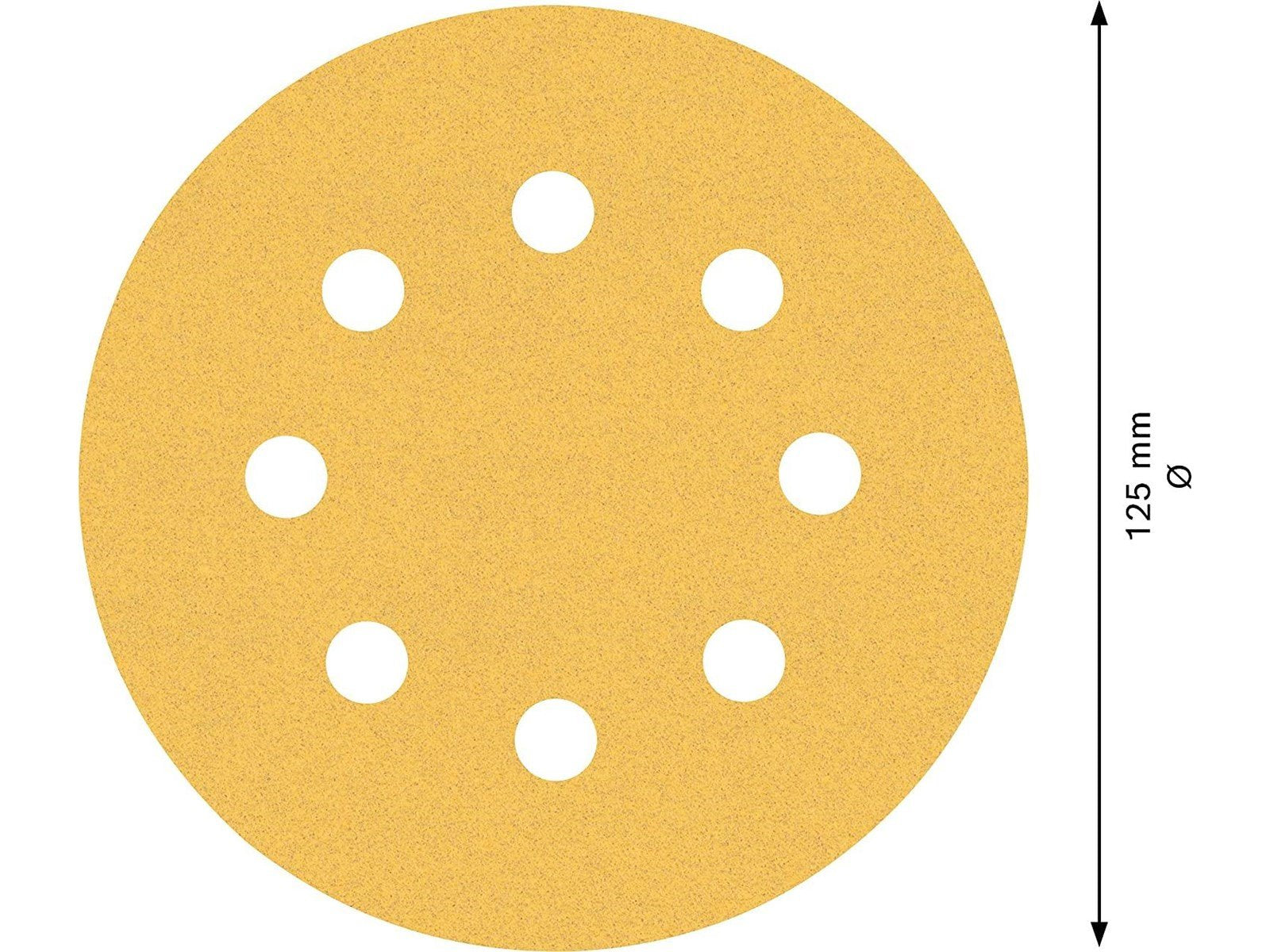 Bosch SLIBEBLADSÃ†T EXC 125MM 8H 6 STK