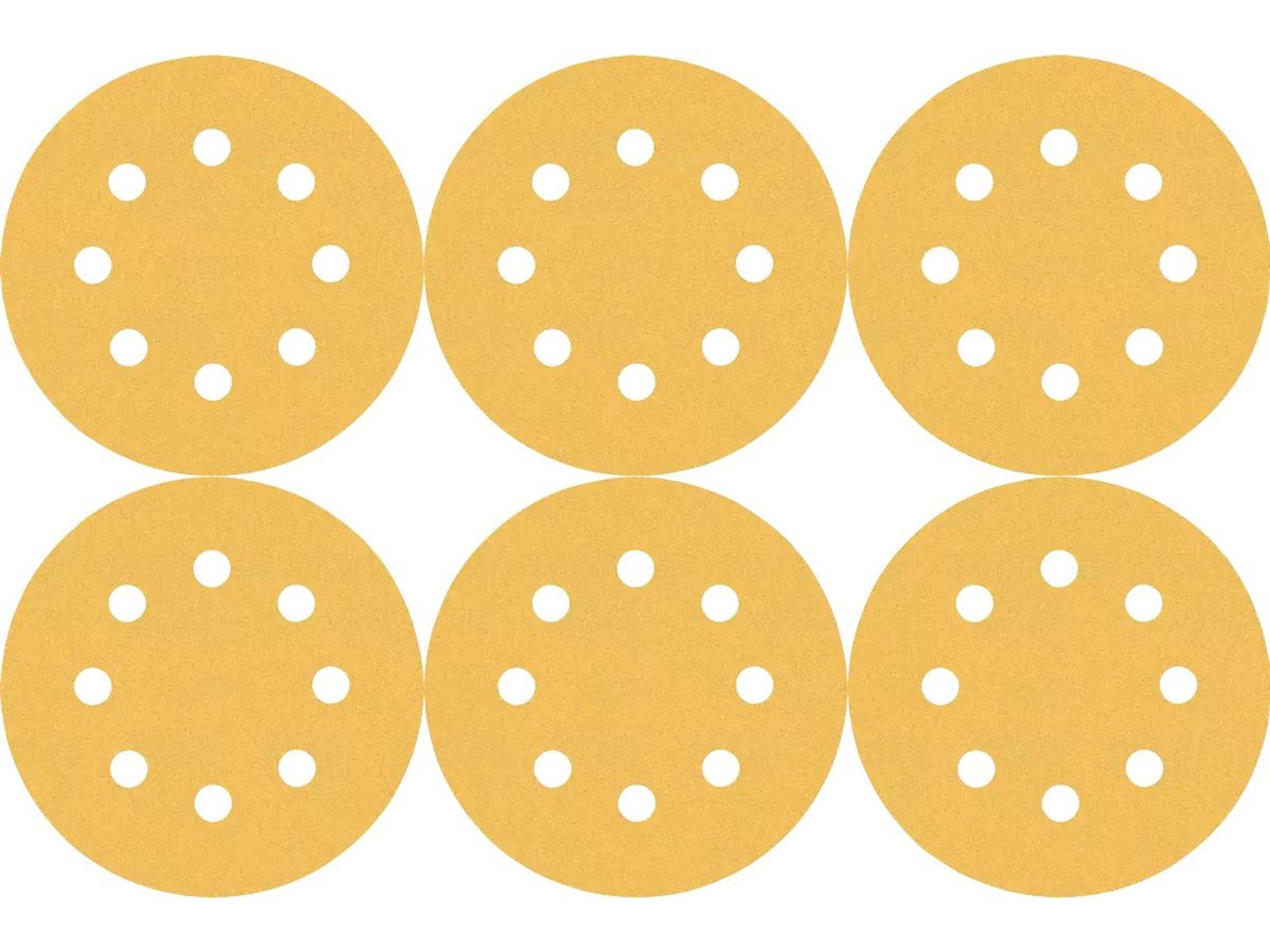 Bosch SLIBEBLADSÃ†T EXC 125MM 8H 6 STK