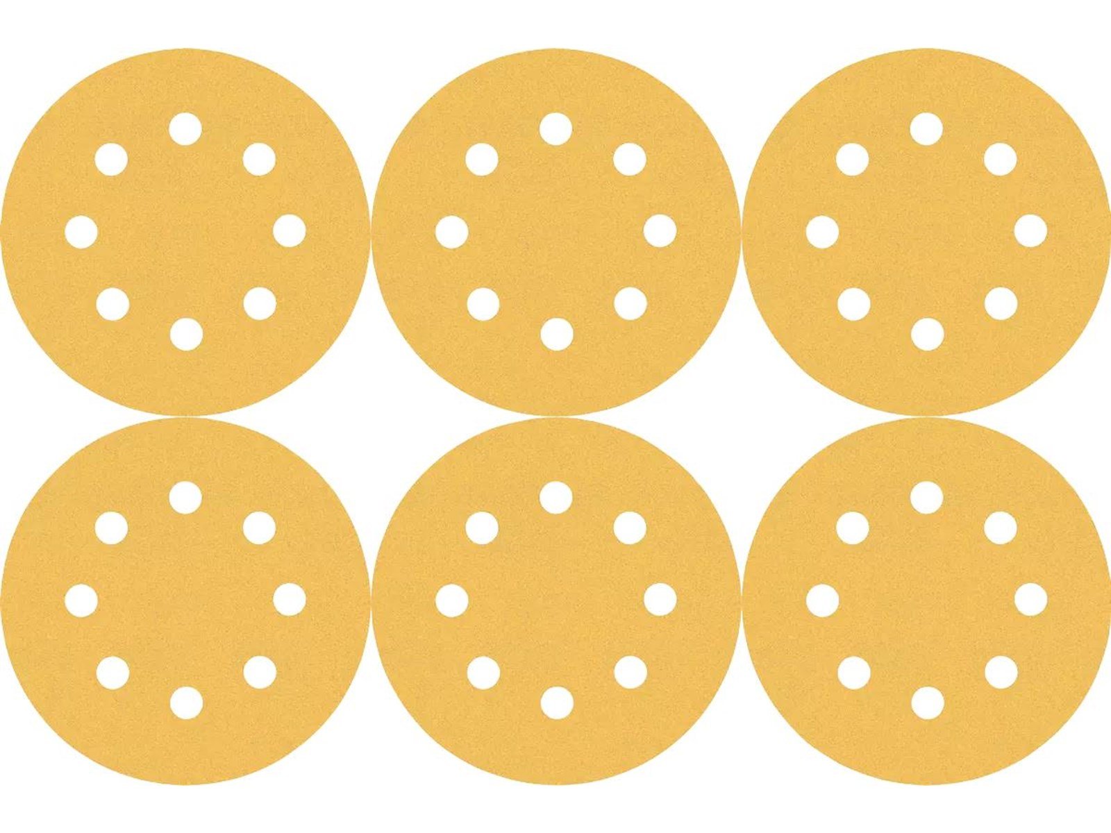 Bosch SLIBEBLADSÃ†T EXC 125MM 8H 6 STK