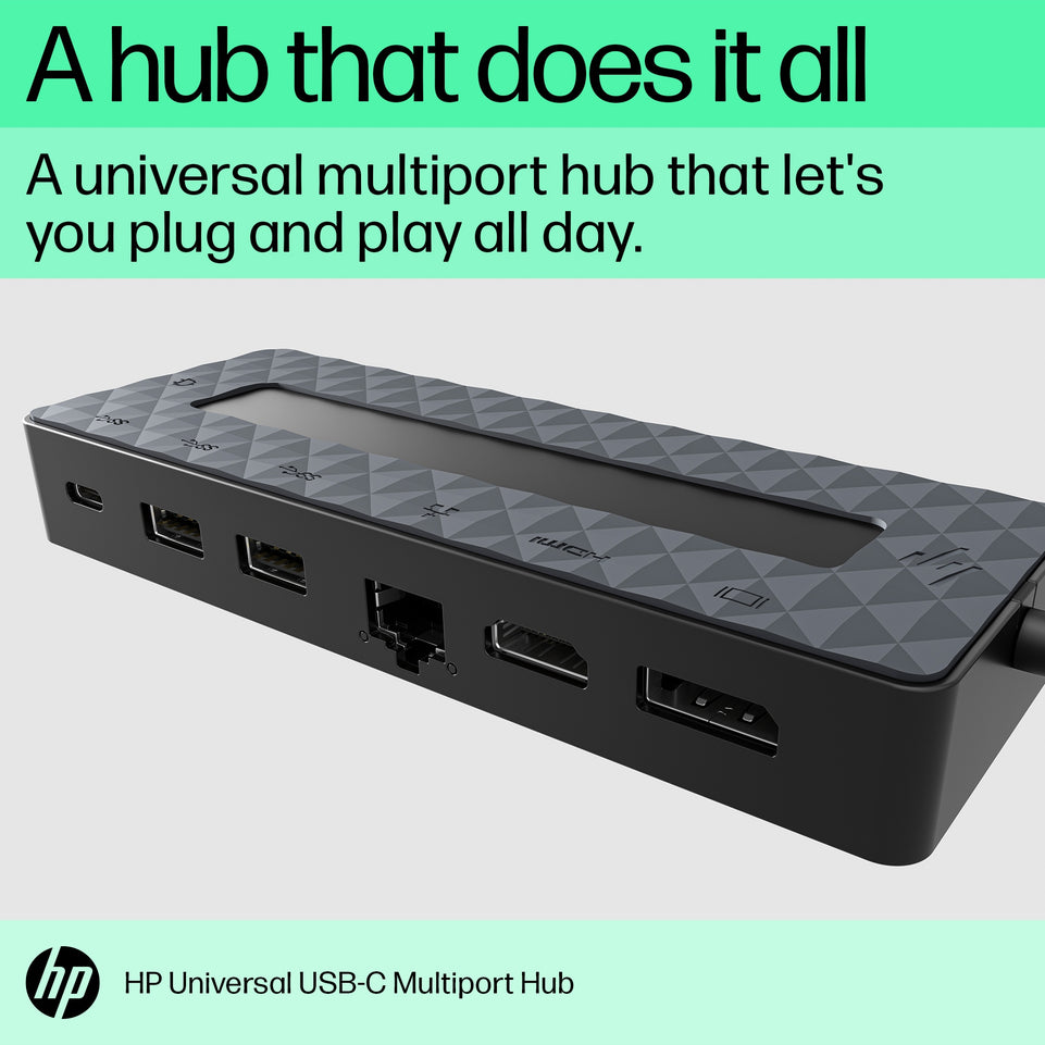 HP Notebook Dockingstation USB-C Universal Multi HUB 50H55AA