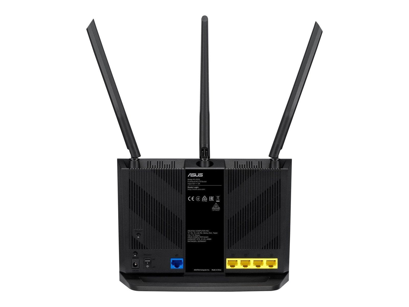 ASUS 4G-AX56 Cat.6 300Mbps Dual-Band WiFi 6 AX1800 LTE Router - 4G Wi-Fi 6