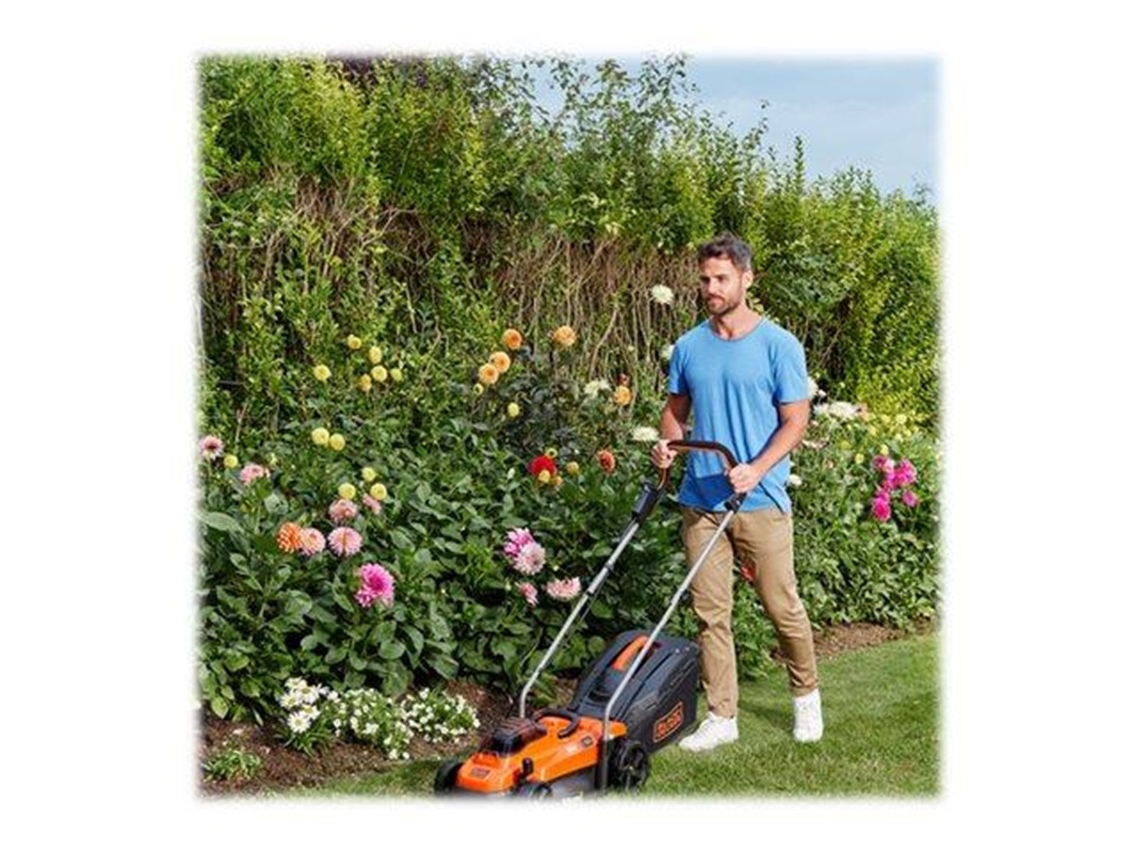 Black & Decker Elektro-Rasenmäher BCMW3318L2-QW