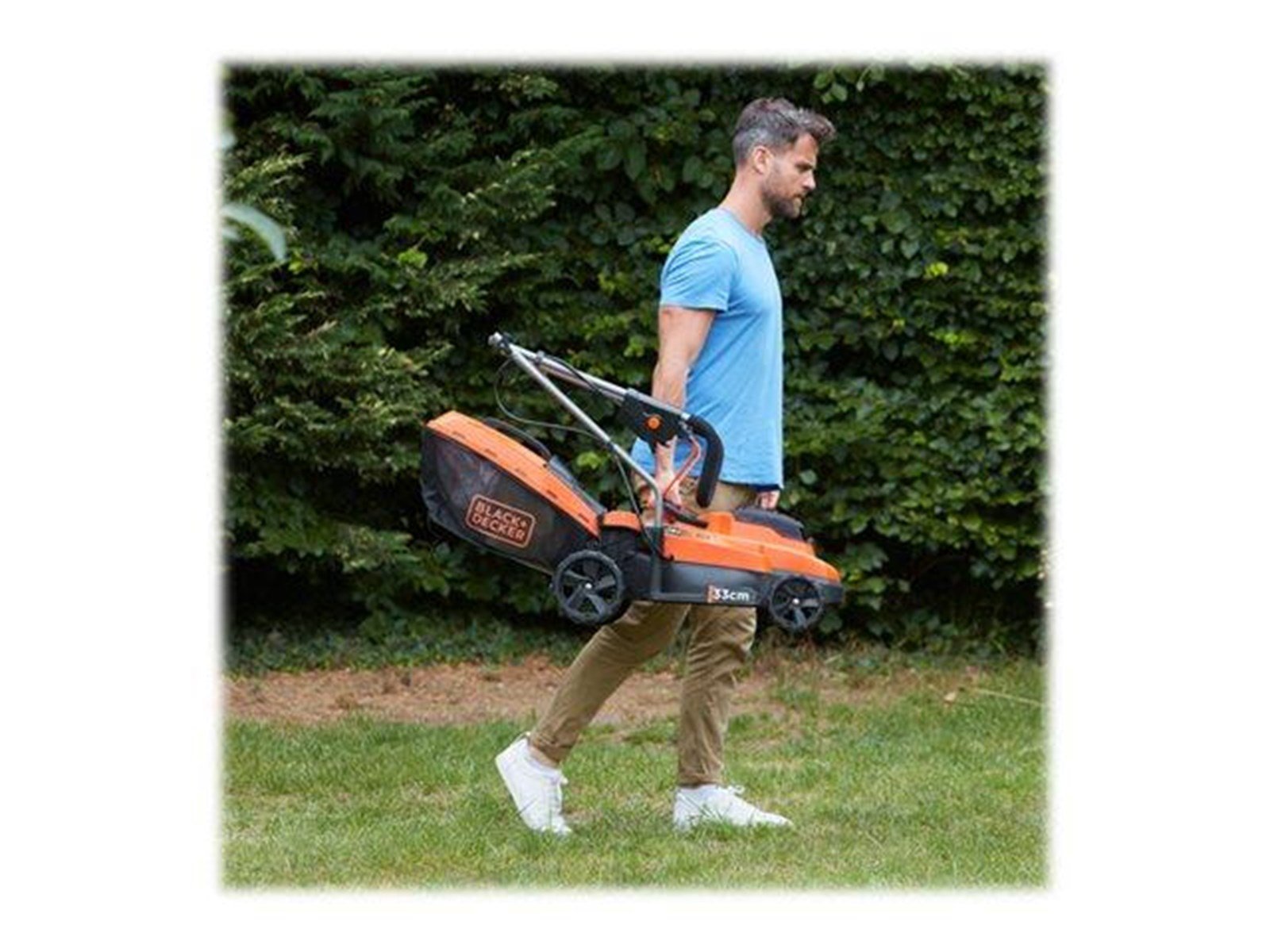 Black & Decker Elektro-Rasenmäher BCMW3318L2-QW