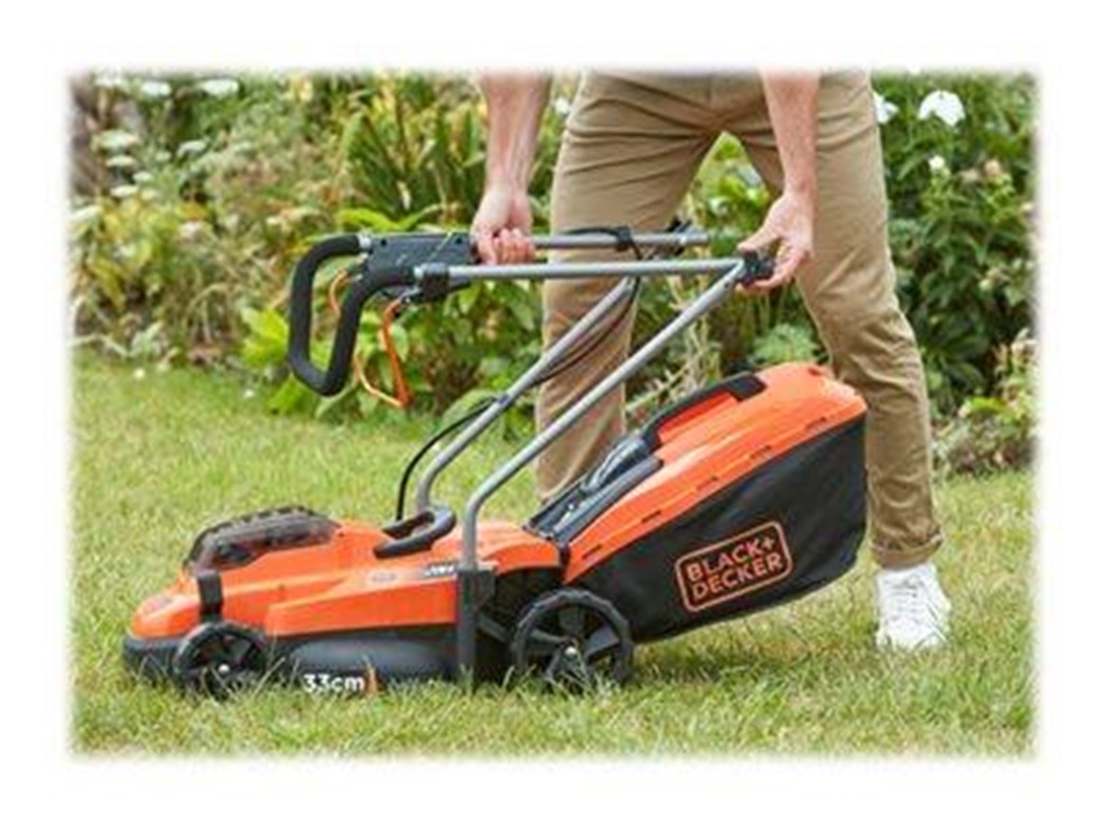 Black & Decker Elektro-Rasenmäher BCMW3318L2-QW