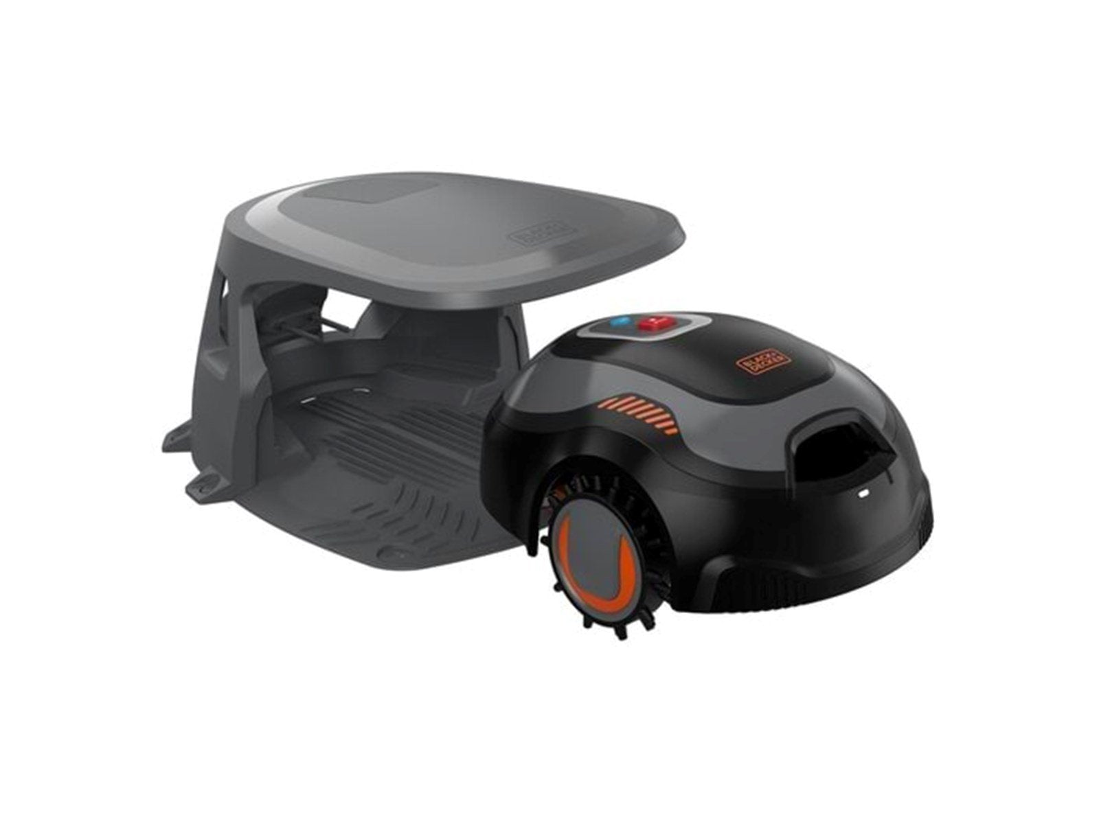 Black & Decker BCRMW123-QW Robotic Lawnmower med Self-clean function & garage 700 m²