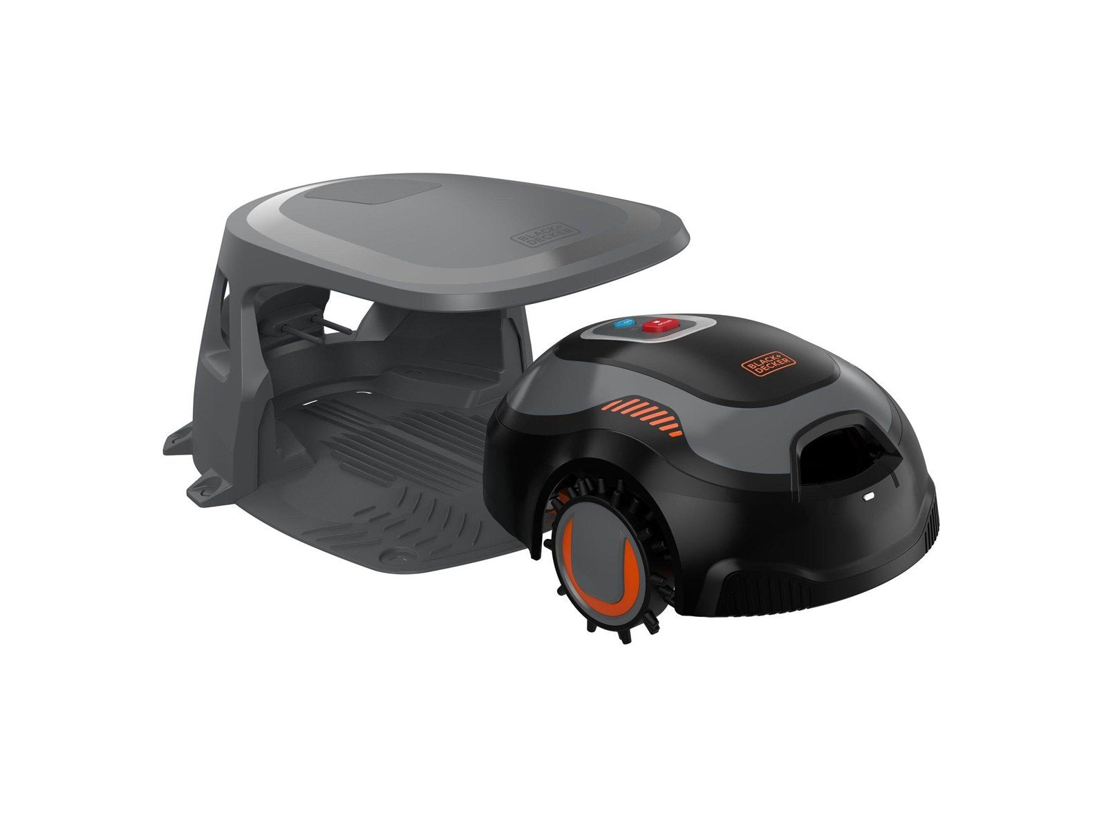 Black & Decker BCRMW123-QW Robotic Lawnmower med Self-clean function & garage 700 m²