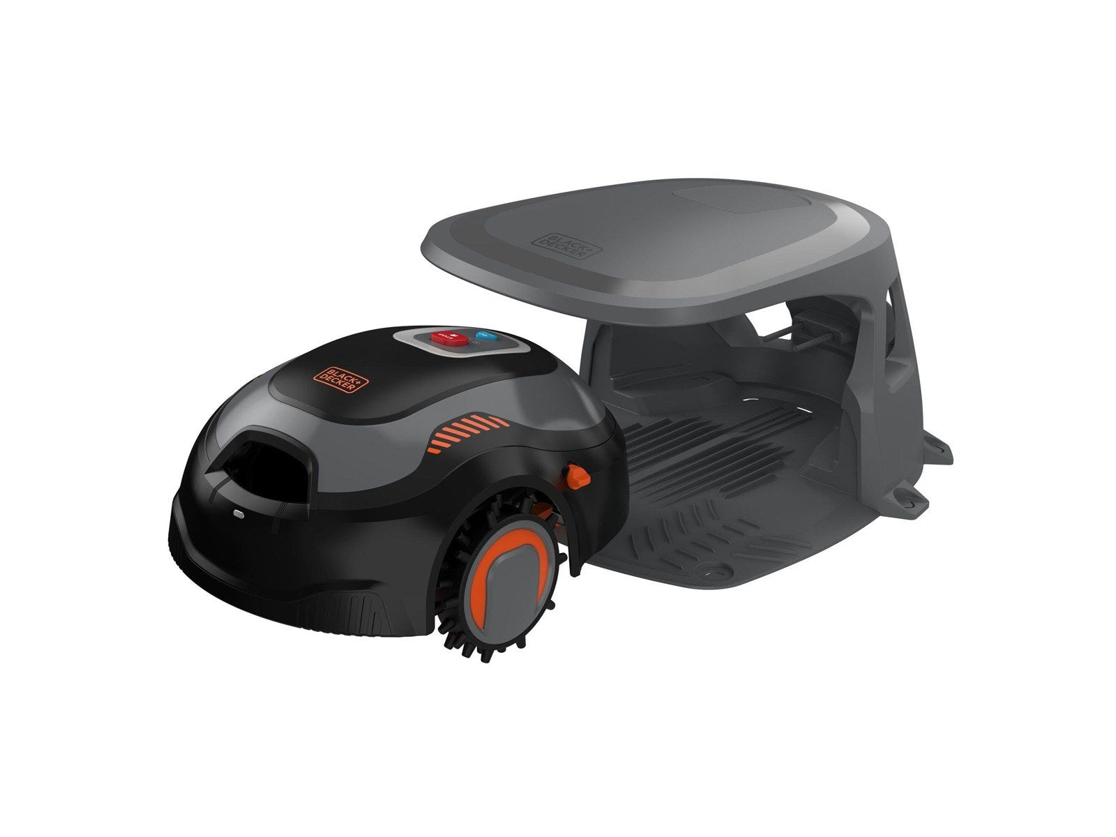 Black & Decker BCRMW123-QW Robotic Lawnmower med Self-clean function & garage 700 m²