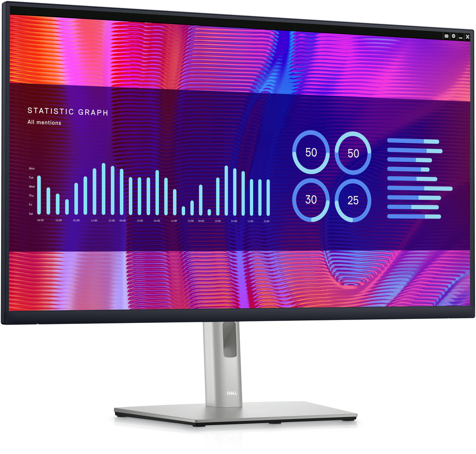 Dell 81.3cm (32")   P3223DE 16:09 HDMI+DP+USB-C+LAN IPS Lift