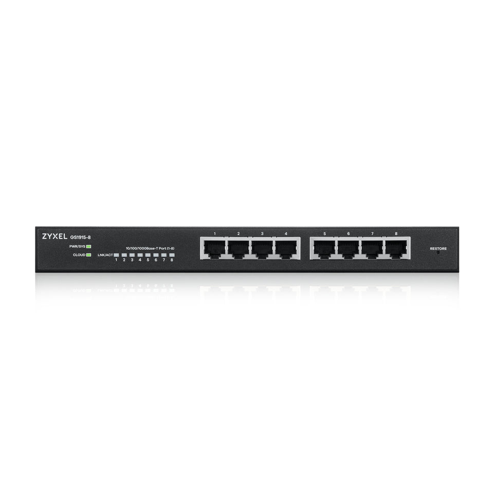 Zyxel GS1915-8 Port Smart Managed Layer2 NebulaFlex Switch