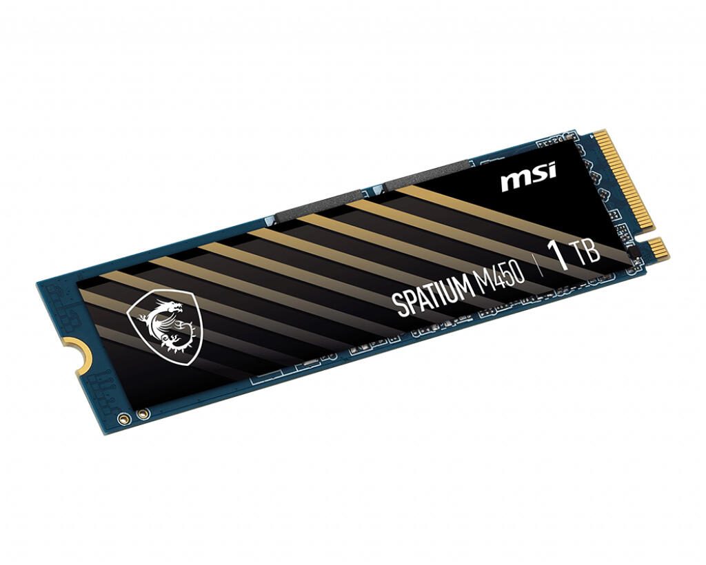 MSI SPATIUM M450 M.2 SSD intern 1 TB