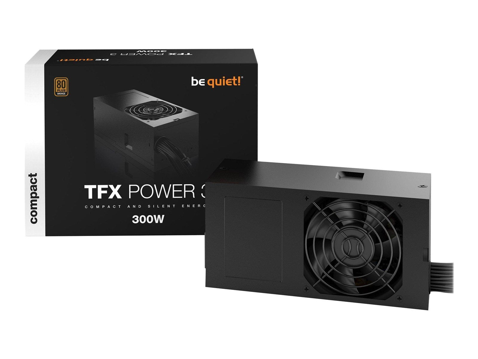 be quiet! TFX Power 3 Netzteile - 300 Watt - 80 mm - ATX - 80 Plus Bronze zertifiziert