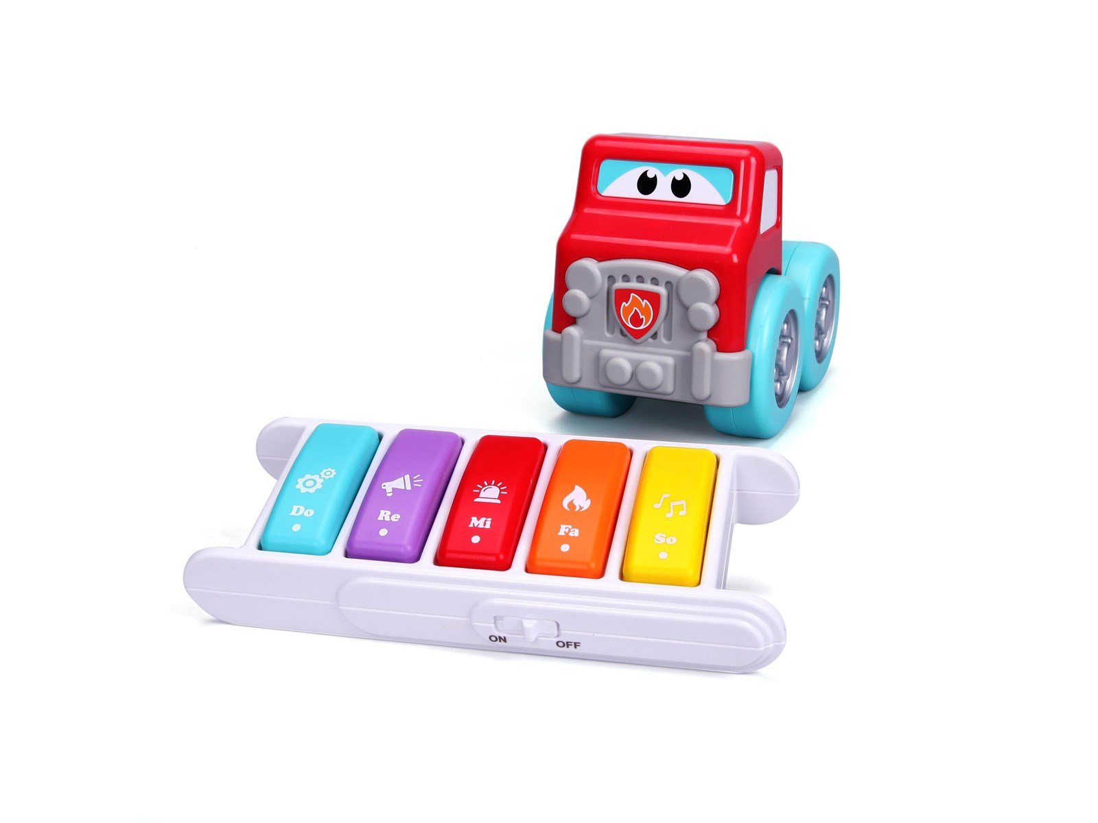 BB Junior Drive'N Rock Fire Truck
