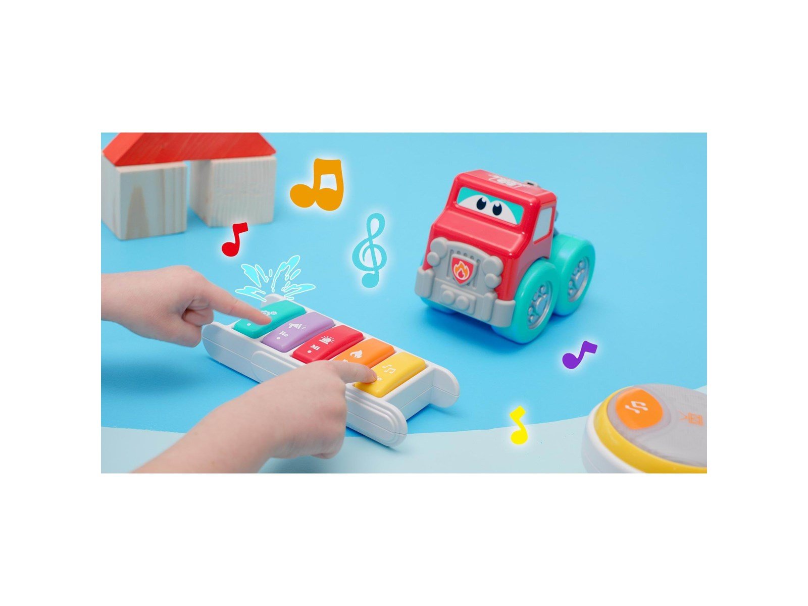 BB Junior Drive'N Rock Fire Truck