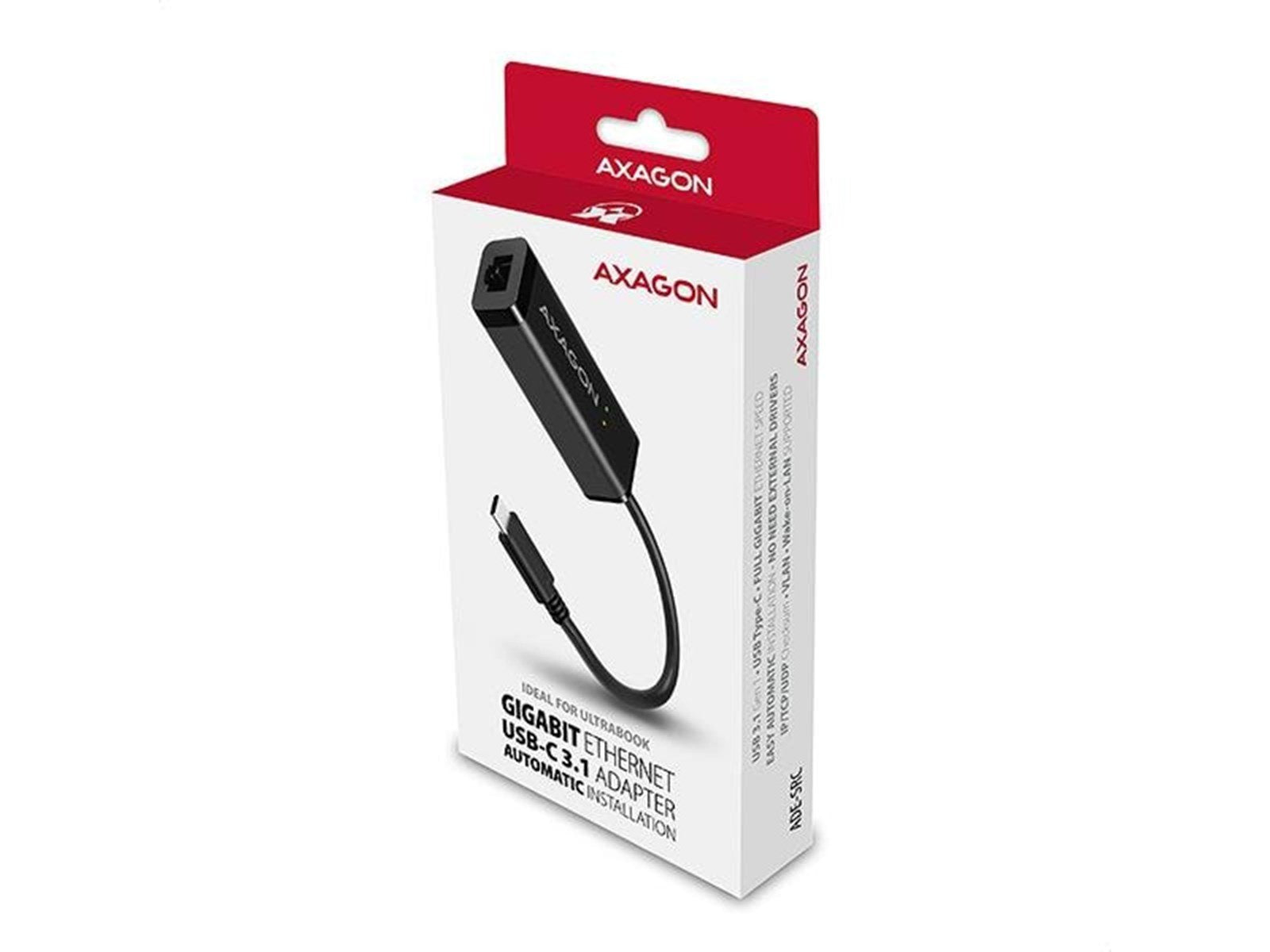 AXAGON ADE-SRC USB-C 3.1 Gigabit Ethernet Adapter