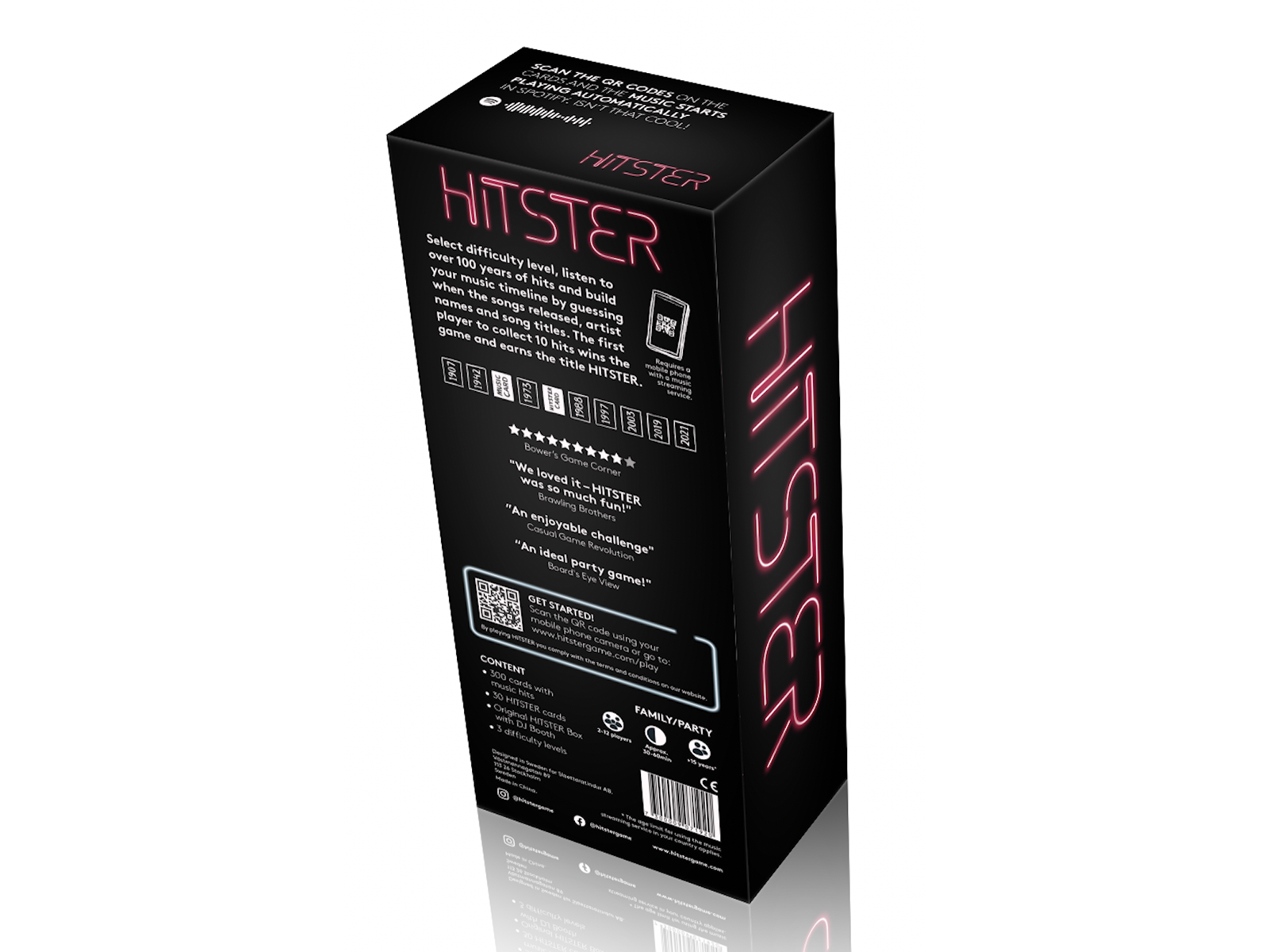 Asmodee Hitster Music Card Game (ENG)