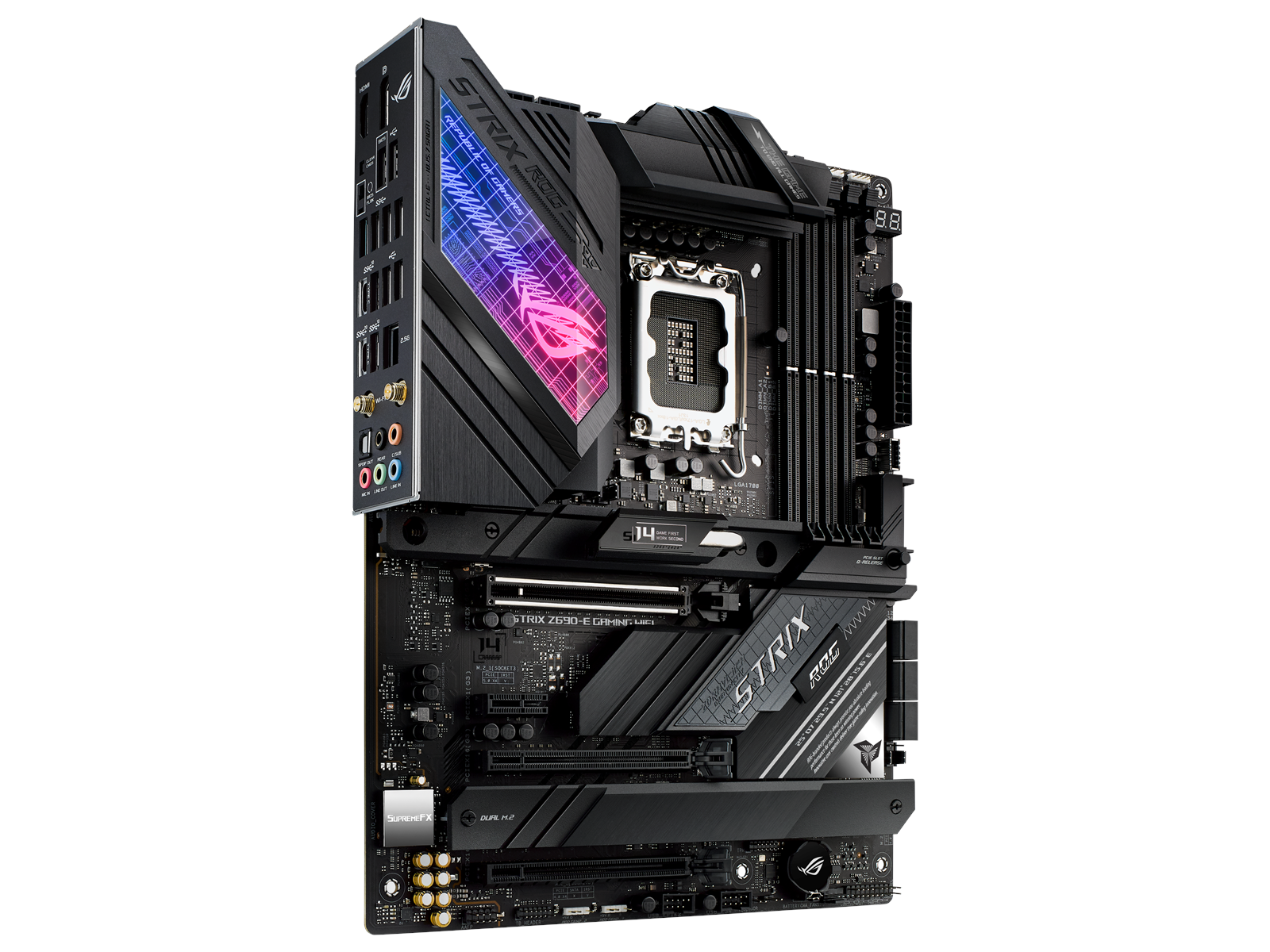ASUS ROG STRIX Z690-E GAMING WIFI Mainboard - Intel Z690 - Intel LGA1700 socket - DDR5 RAM - ATX