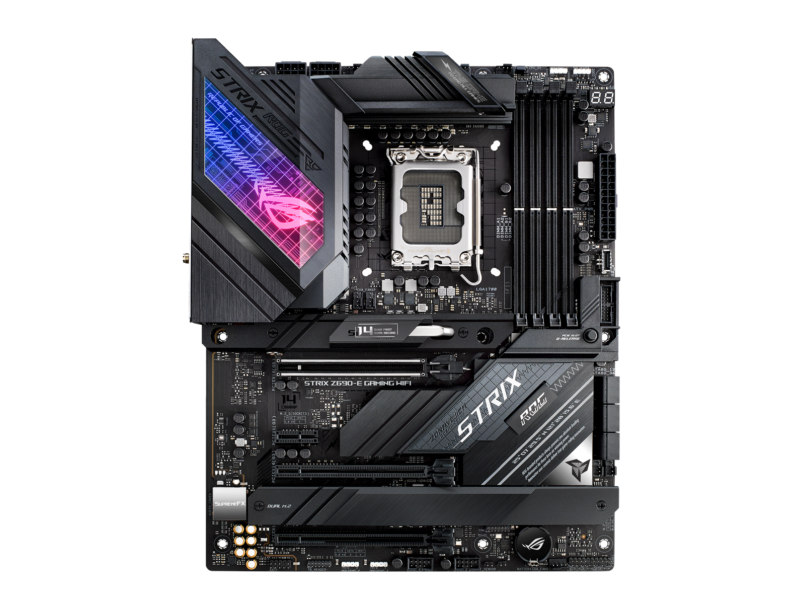 ASUS ROG STRIX Z690-E GAMING WIFI Mainboard - Intel Z690 - Intel LGA1700 socket - DDR5 RAM - ATX
