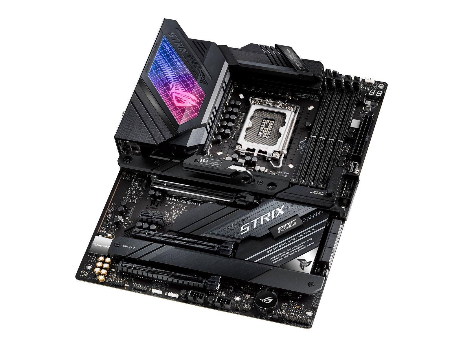 ASUS ROG STRIX Z690-E GAMING WIFI Mainboard - Intel Z690 - Intel LGA1700 socket - DDR5 RAM - ATX