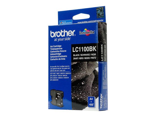 Brother Original LC-1100BK Druckerpatrone schwarz 450 Seiten (LC1100BK)
