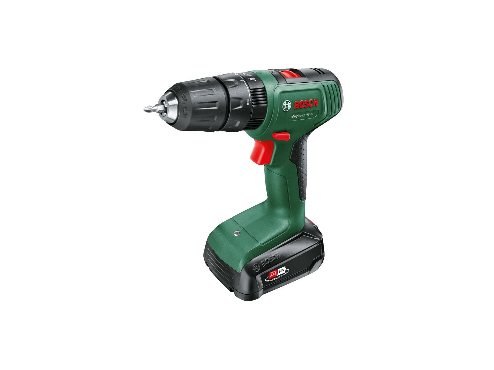 Bosch Easy Impact 18V-40 Cordless Combi Drill w/battery and charger