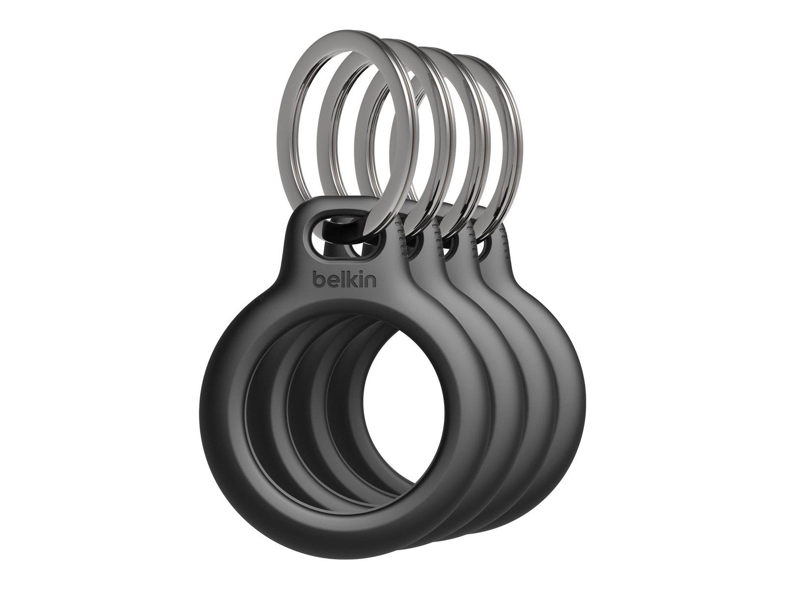 Belkin Secure Holder with Keyring - Black (4-Pack)