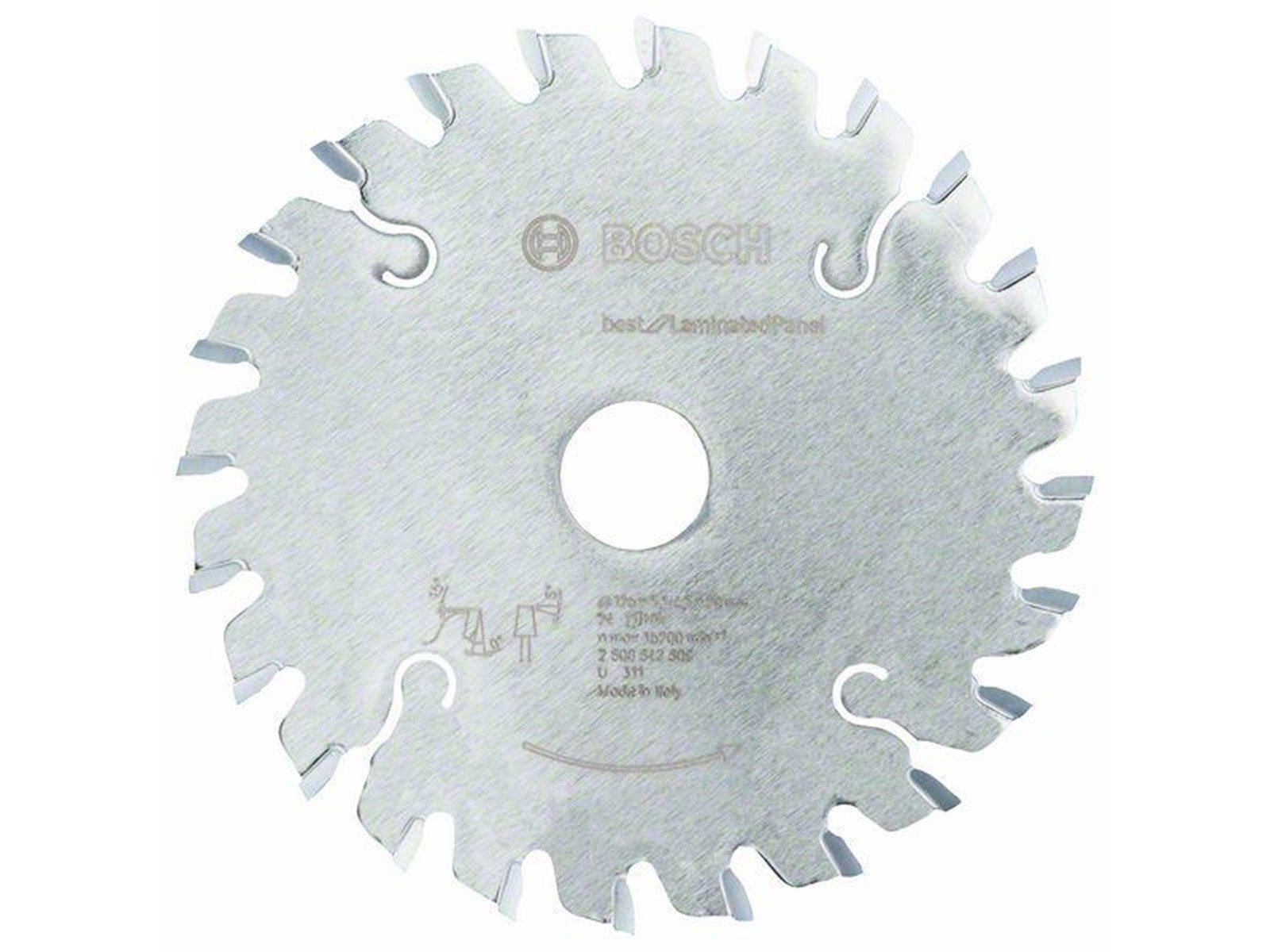Bosch Circular Saw Blade Best for Laminated Panel 125 x 2.2 x 20 mm