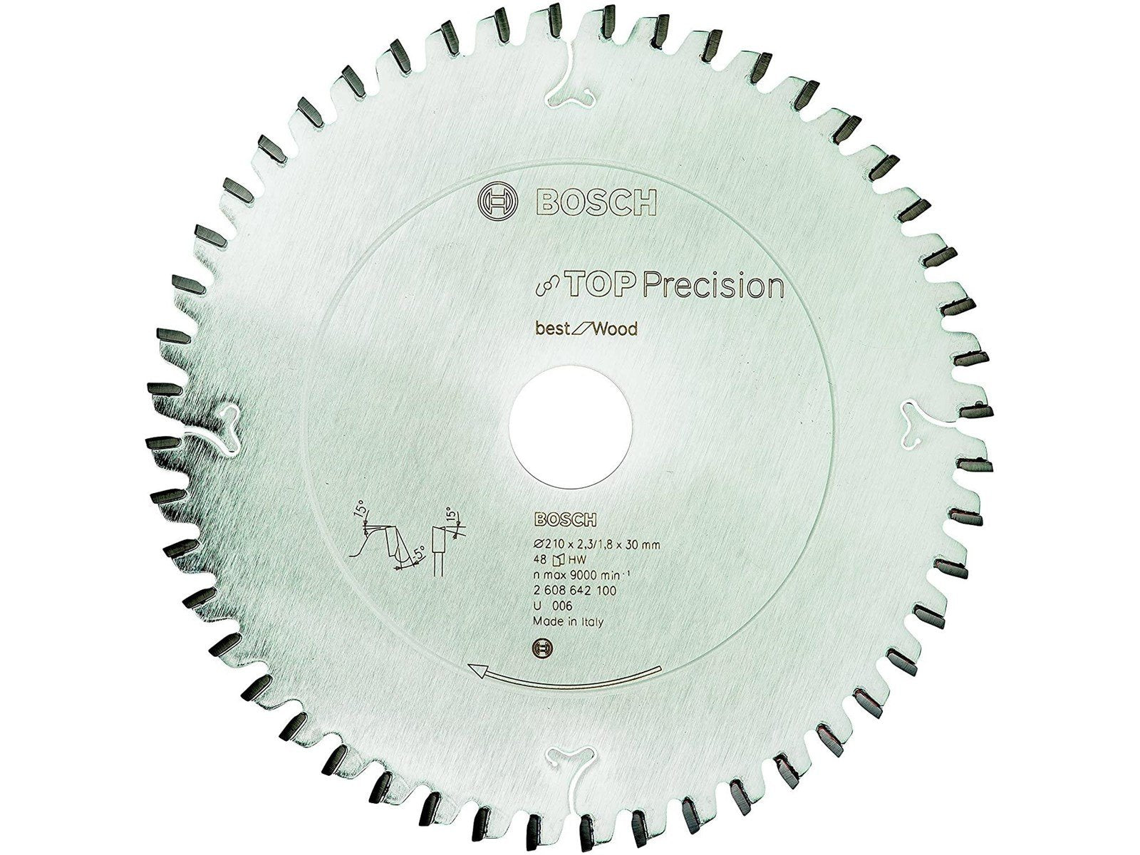 Bosch Circular Saw Blade Top Precision 210 x 2.3 x 30 mm