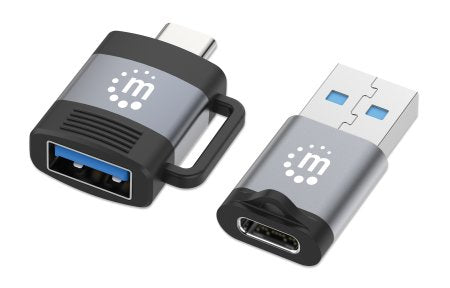 MANHATTAN 2er Set USB-C auf USB-A & USB-A auf USB-C-Adapter