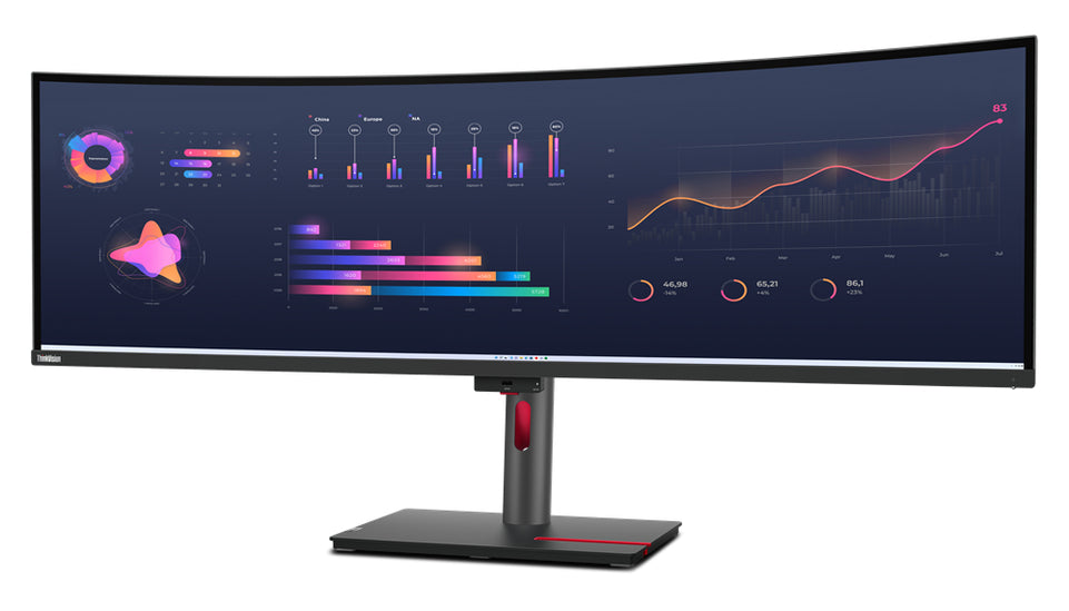 Lenovo ThinkVision P49w-30  (49")   DQHD HDMI/DP/USB-C/DOC