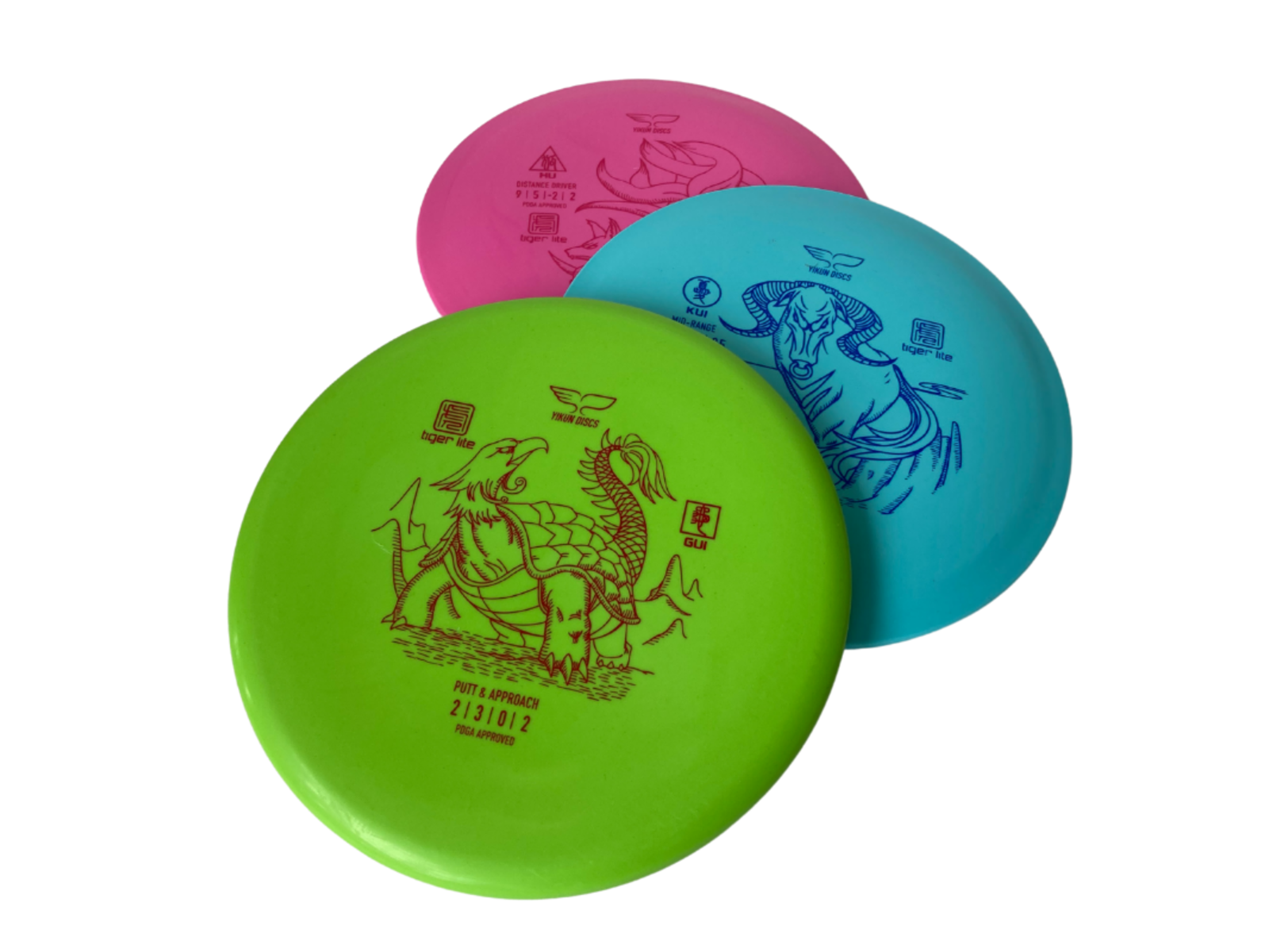ASG Disc Golf set w. 3 disc's
