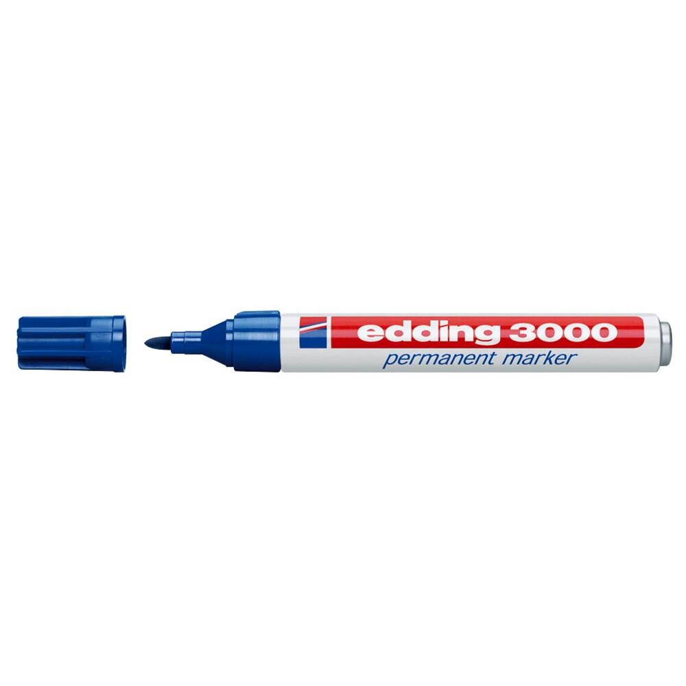 edding 3000 Permanentmarker blau 1,5 - 3,0 mm - 10 Stück