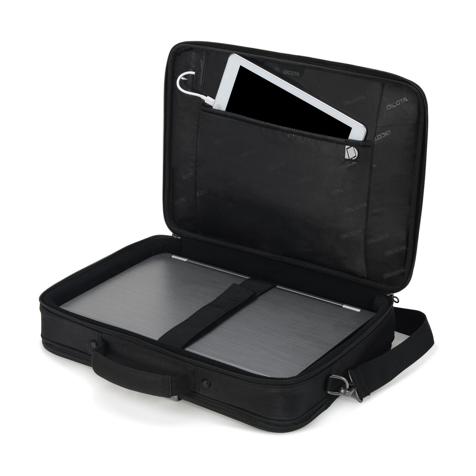 DICOTA Eco Multi Plus Select 14'-15,6' Notebook-Tasche - Schwarz